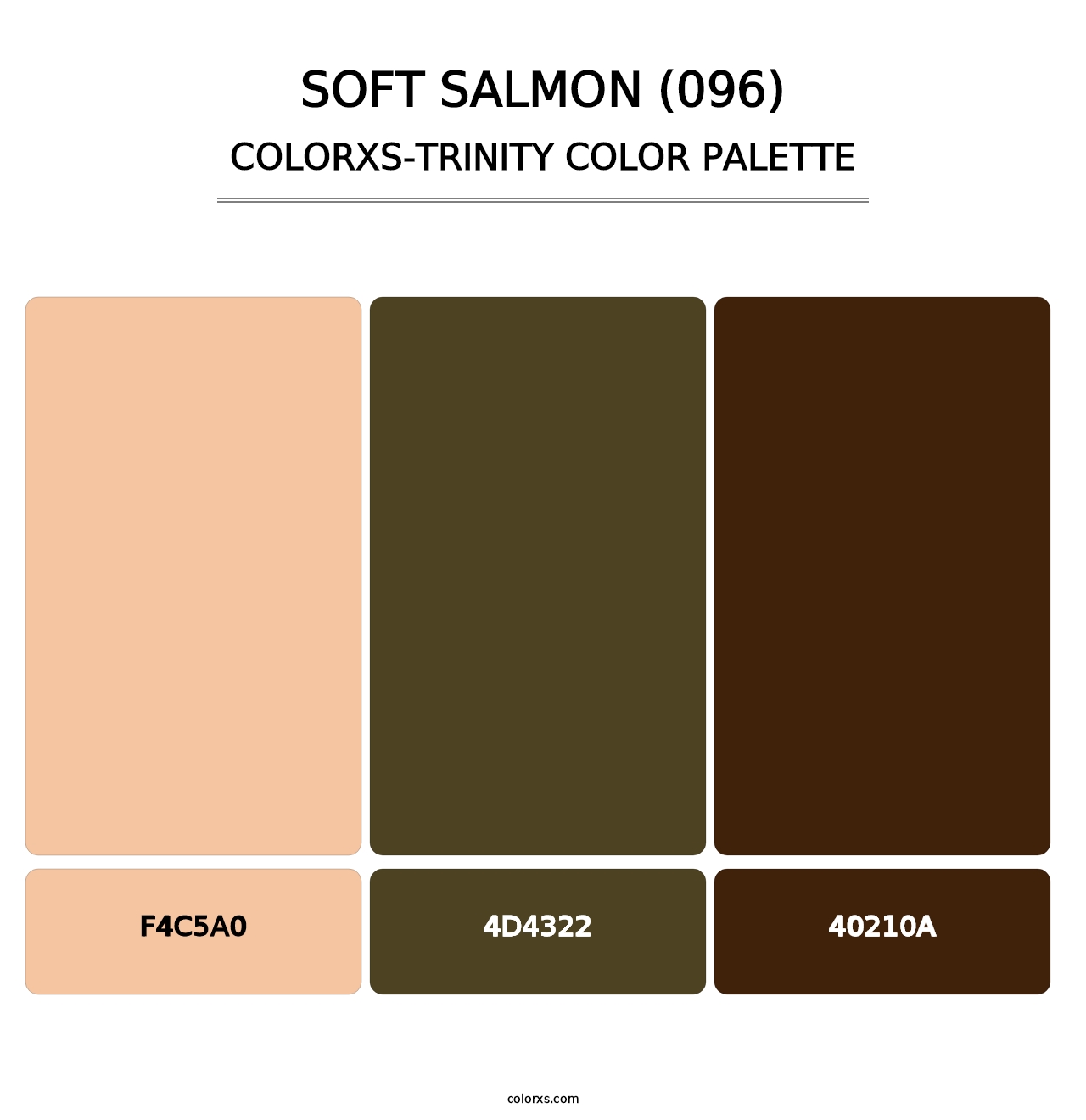 Soft Salmon (096) - Colorxs Trinity Palette