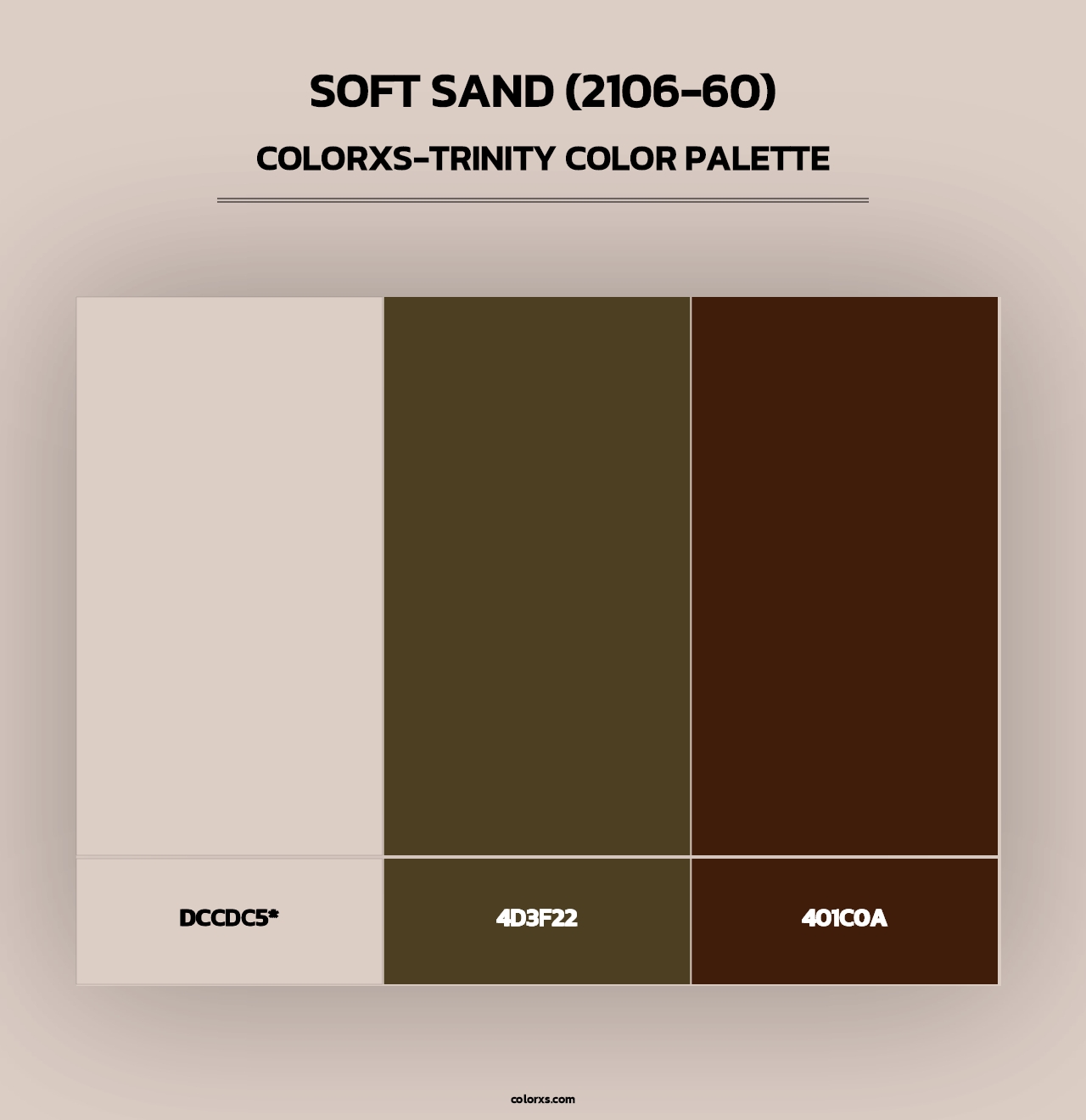 Soft Sand (2106-60) - Colorxs Trinity Palette