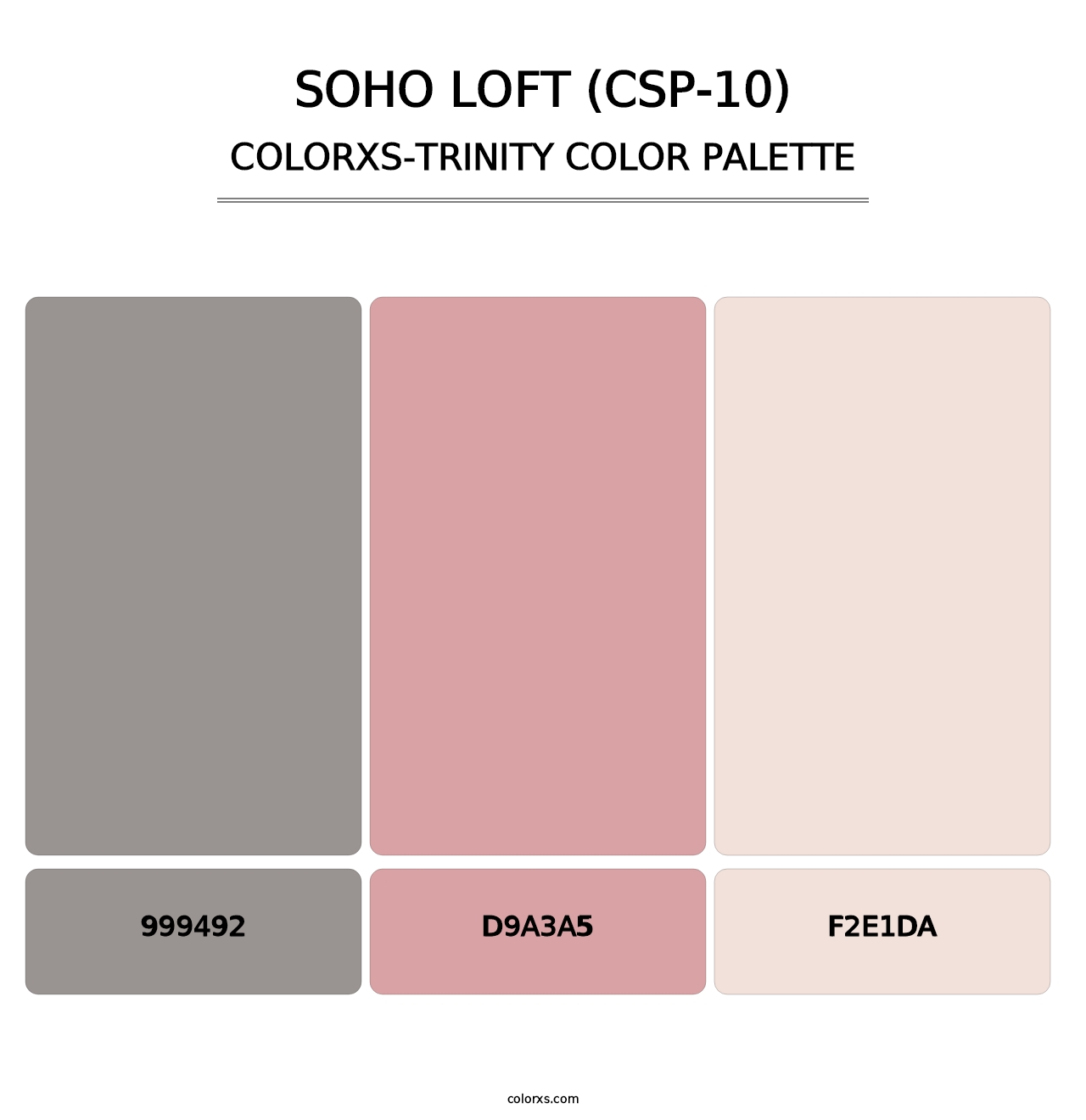 Soho Loft (CSP-10) - Colorxs Trinity Palette