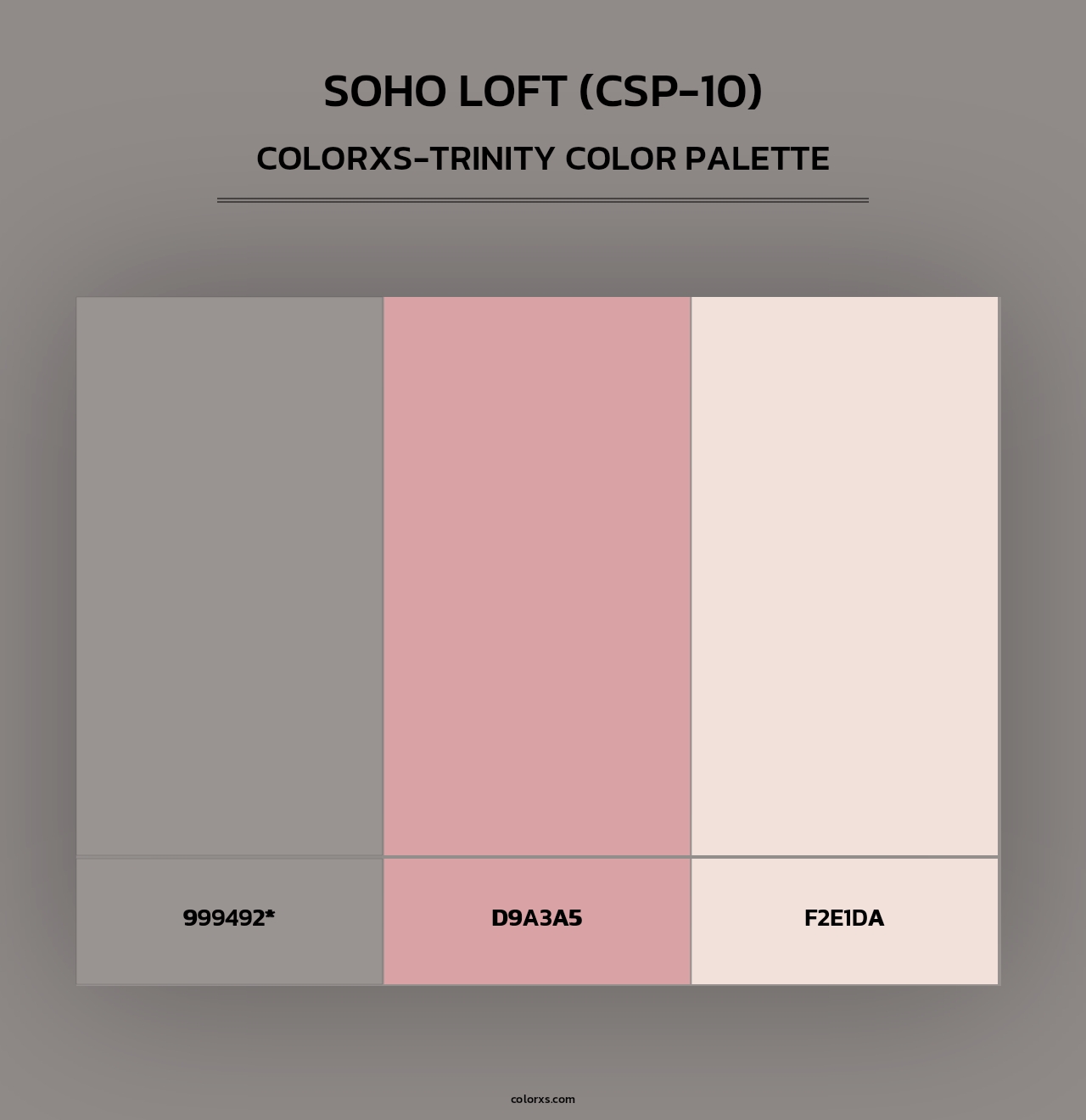 Soho Loft (CSP-10) - Colorxs Trinity Palette