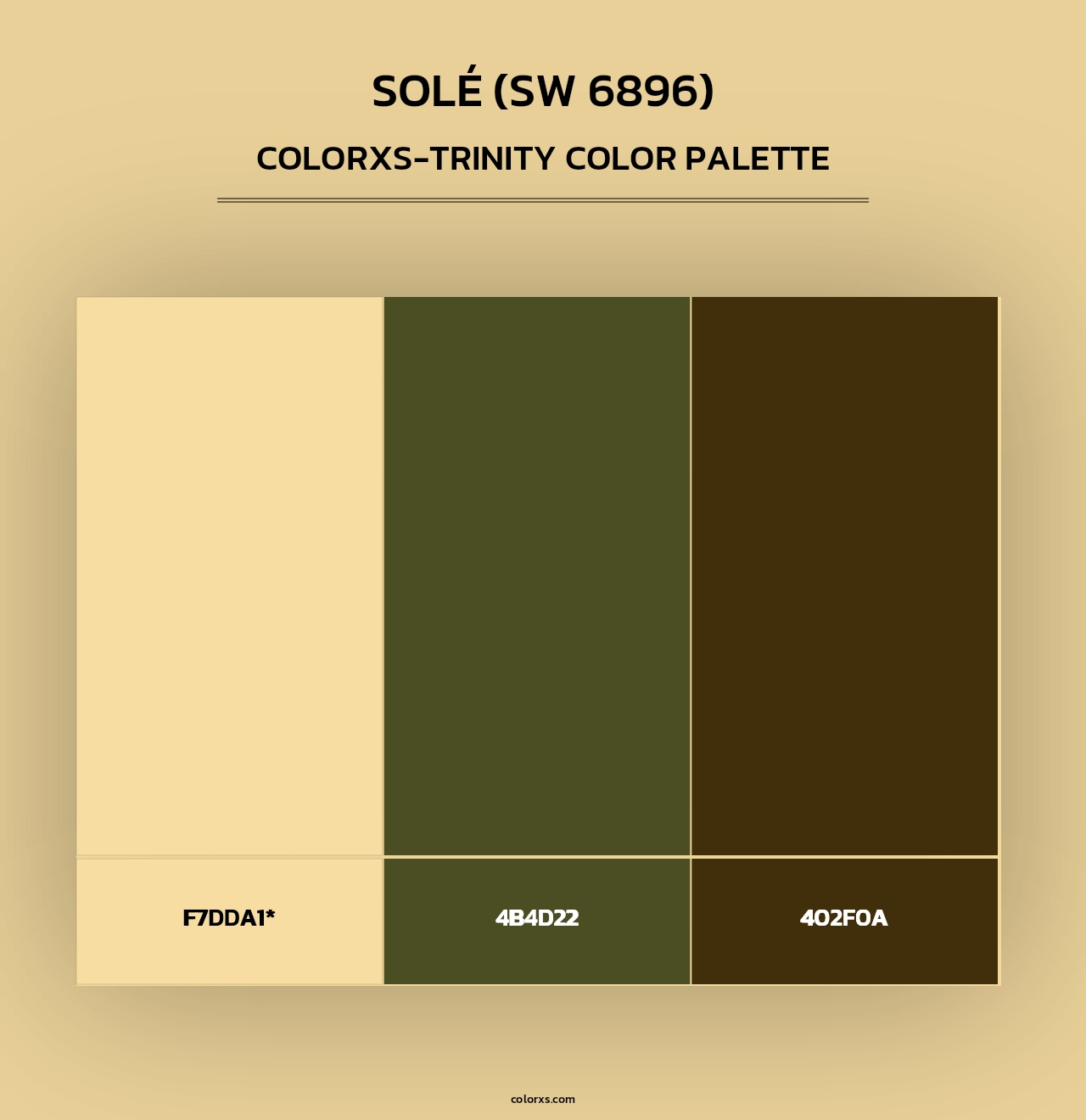 Solé (SW 6896) - Colorxs Trinity Palette