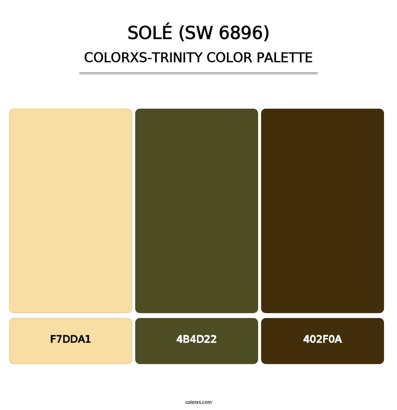 Solé (SW 6896) - Colorxs Trinity Palette