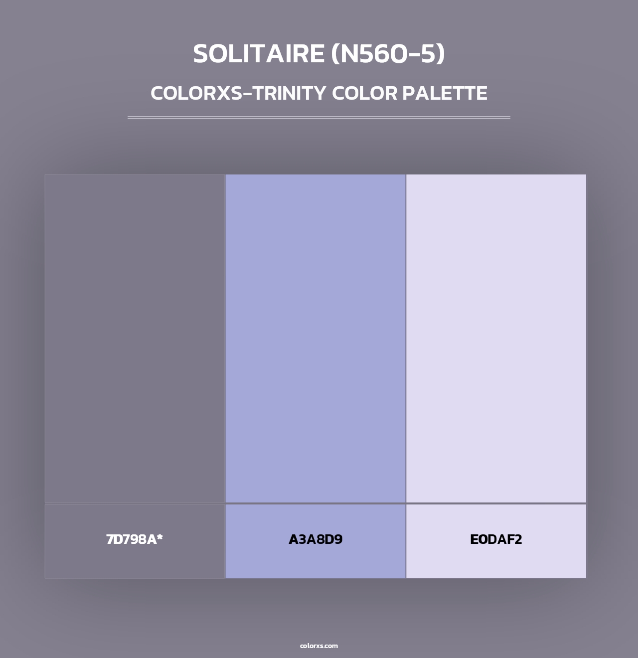 Solitaire (N560-5) - Colorxs Trinity Palette