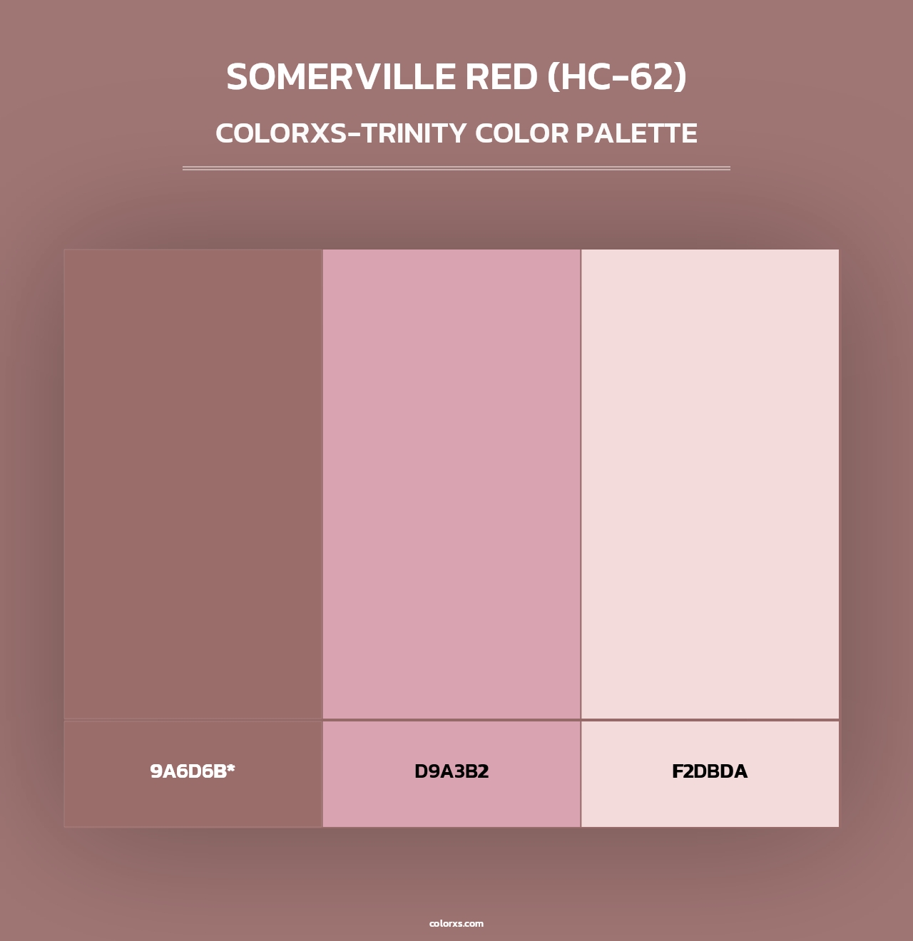 Somerville Red (HC-62) - Colorxs Trinity Palette