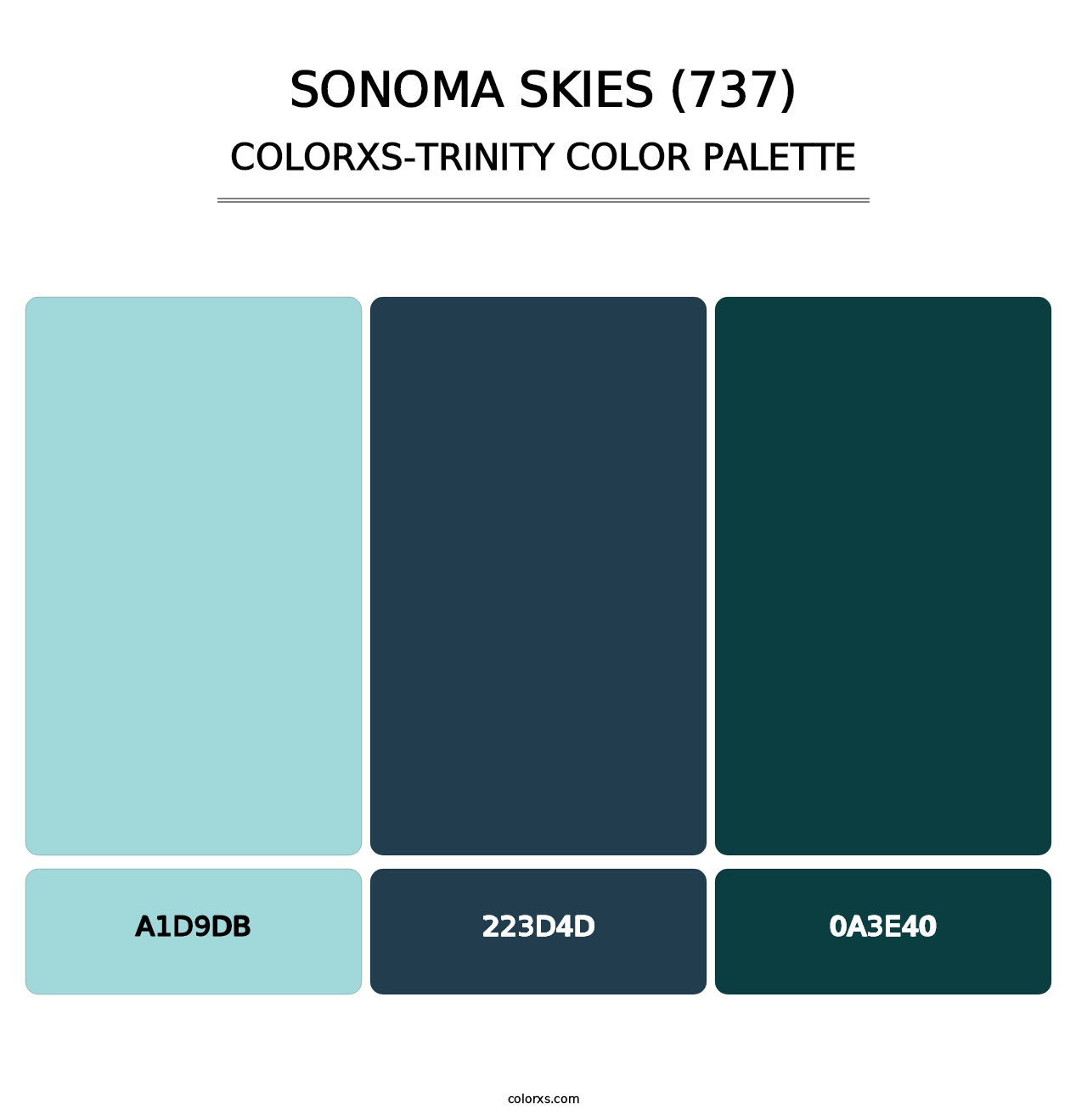 Sonoma Skies (737) - Colorxs Trinity Palette