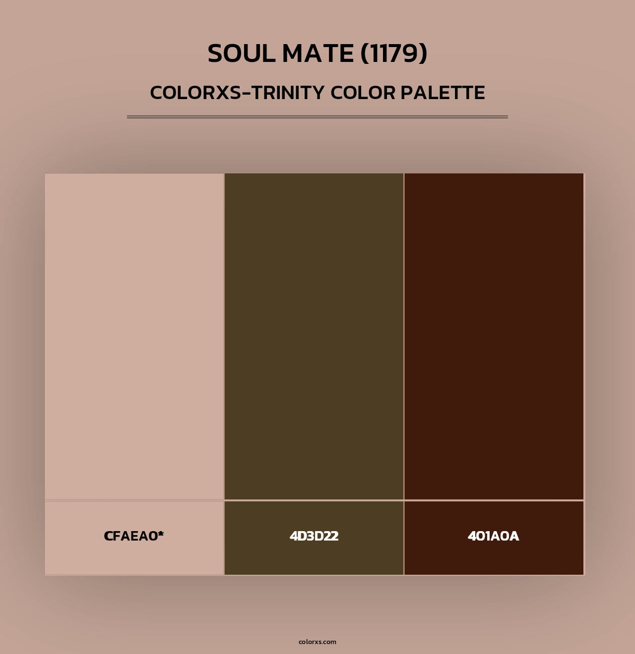 Soul Mate (1179) - Colorxs Trinity Palette