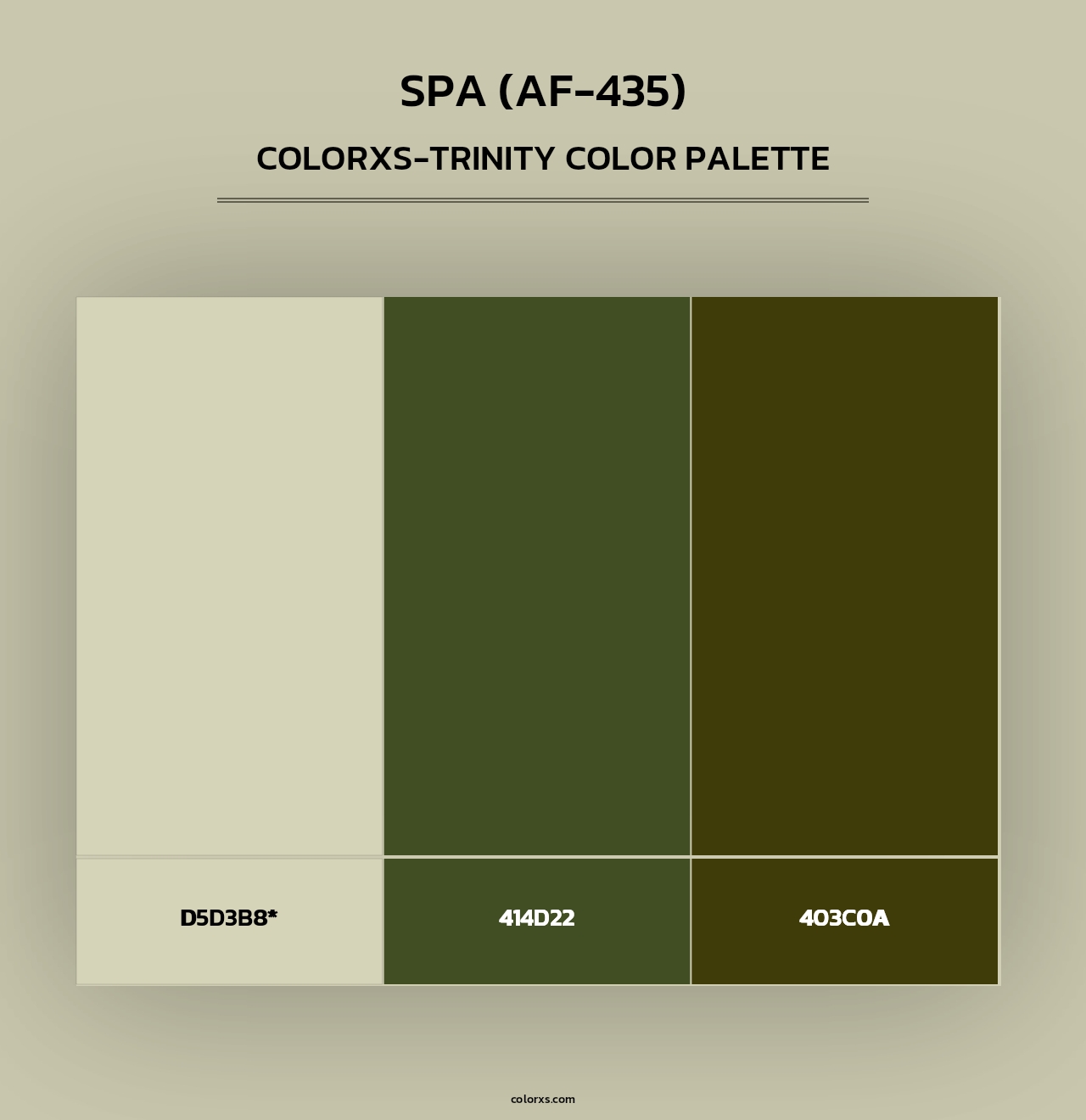 Spa (AF-435) - Colorxs Trinity Palette