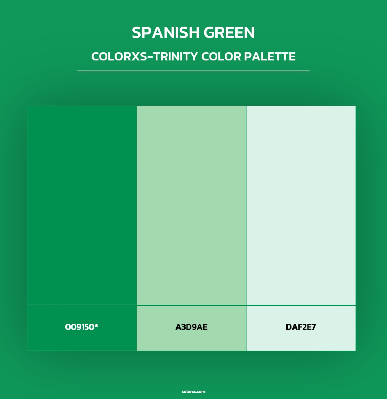Spanish Green - Colorxs Trinity Palette