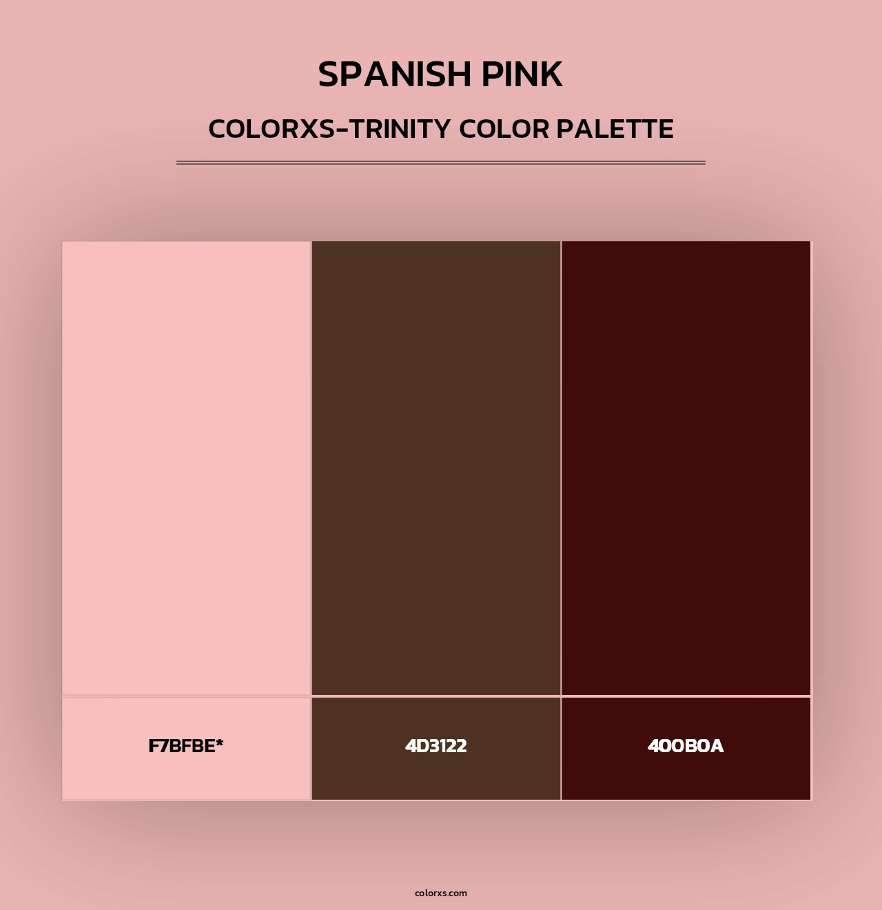 Spanish Pink - Colorxs Trinity Palette