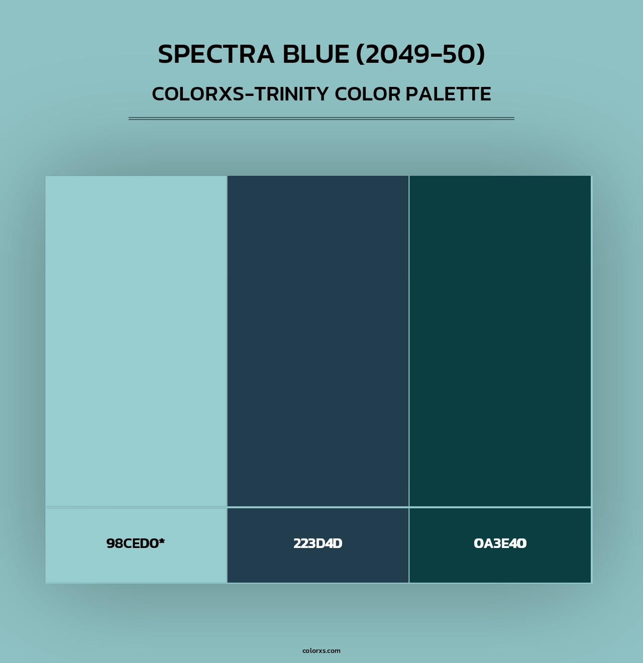 Spectra Blue (2049-50) - Colorxs Trinity Palette