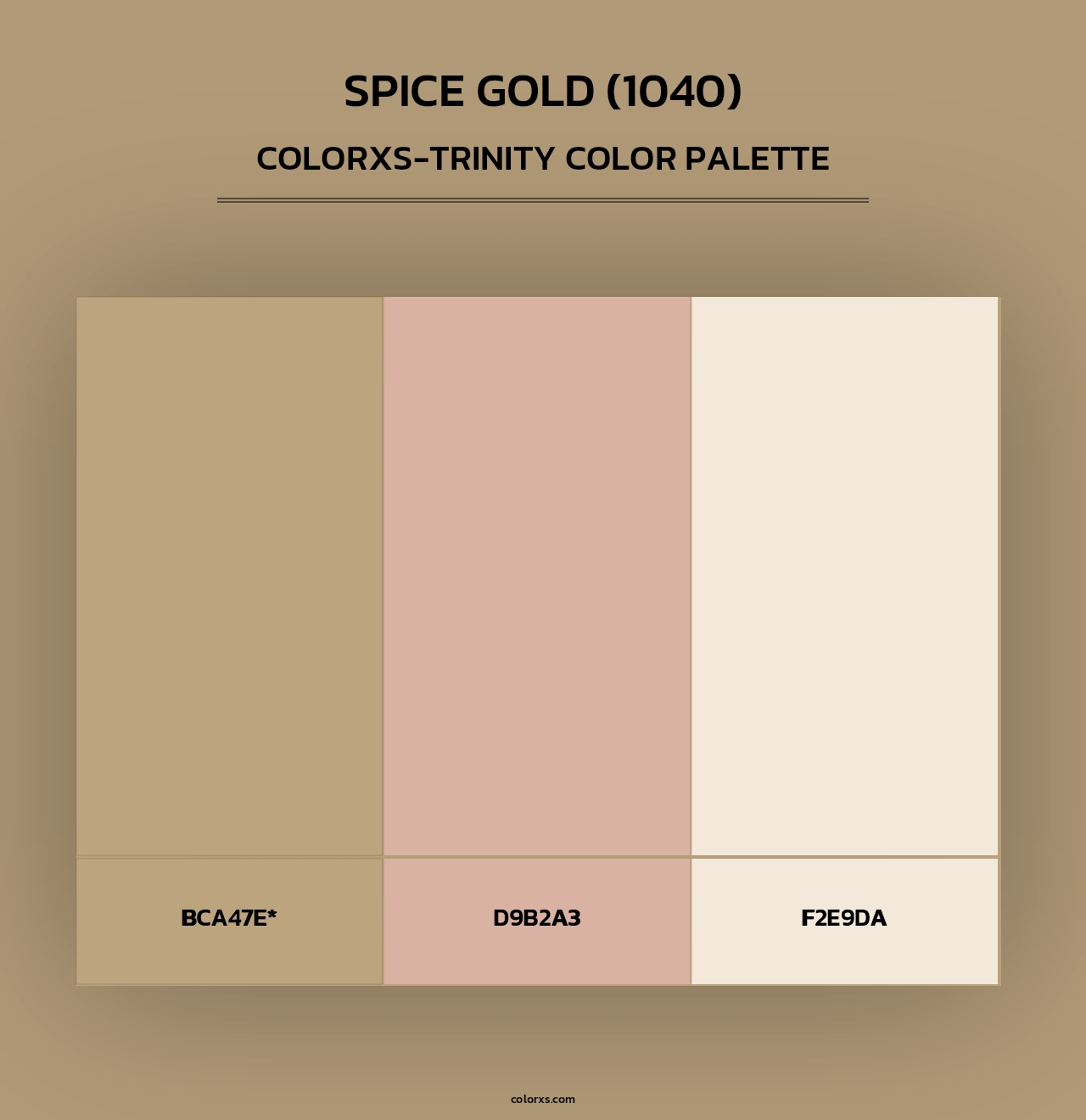 Spice Gold (1040) - Colorxs Trinity Palette