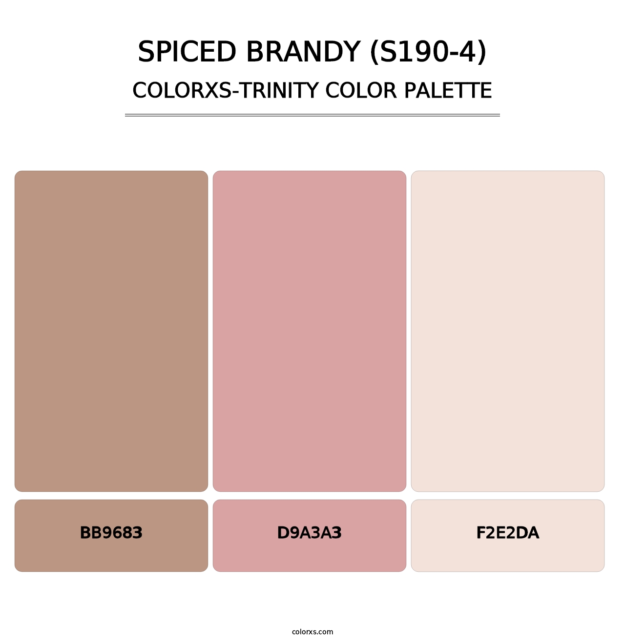 Spiced Brandy (S190-4) - Colorxs Trinity Palette