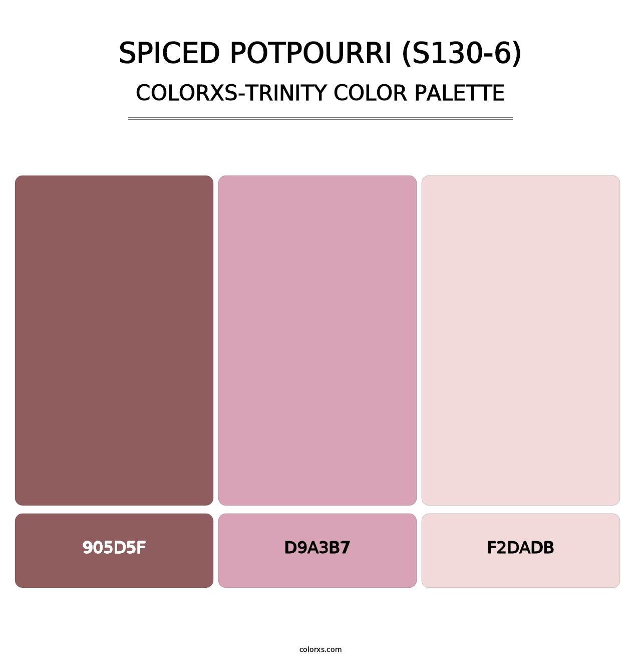 Spiced Potpourri (S130-6) - Colorxs Trinity Palette