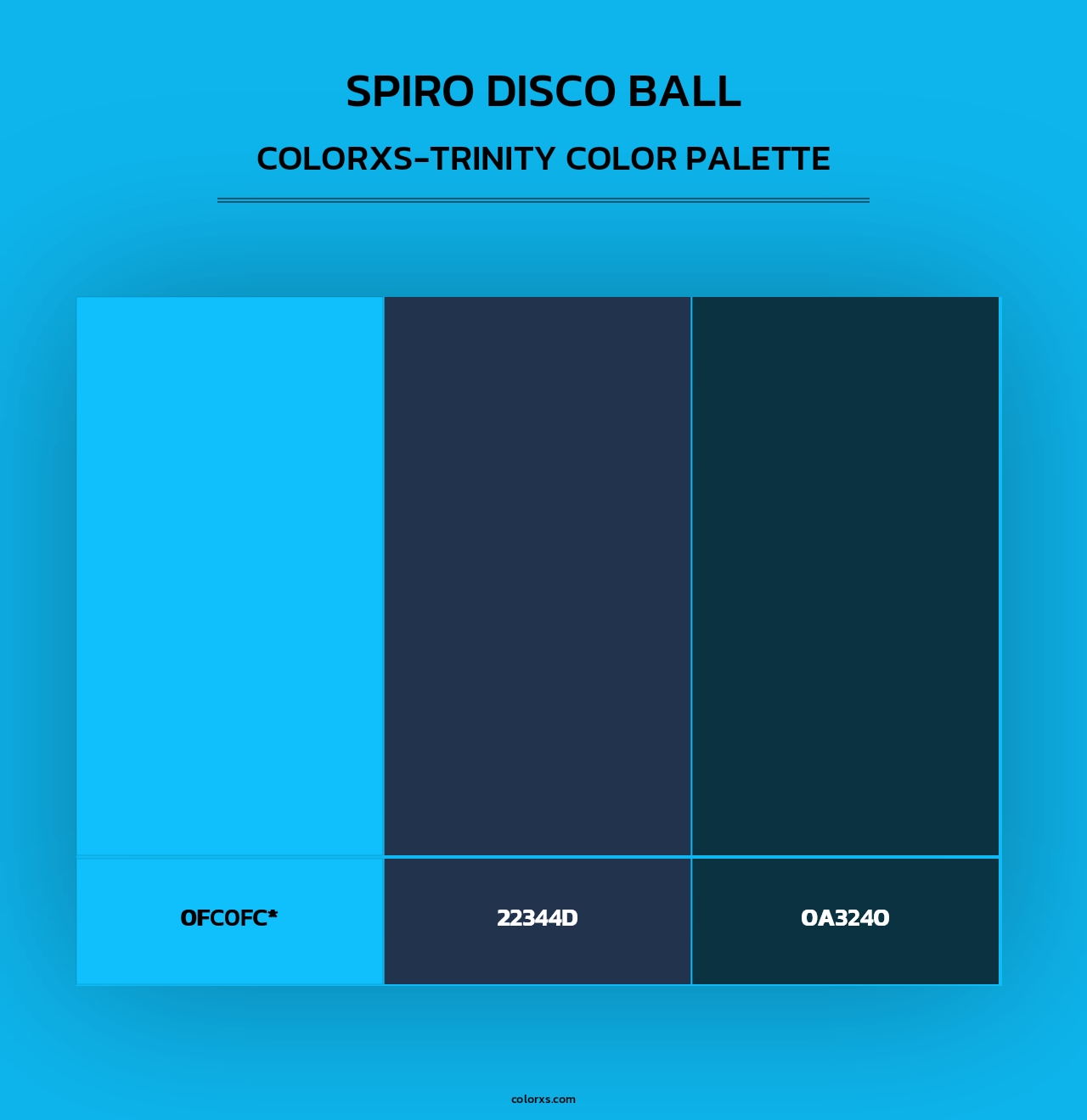 Spiro Disco Ball - Colorxs Trinity Palette