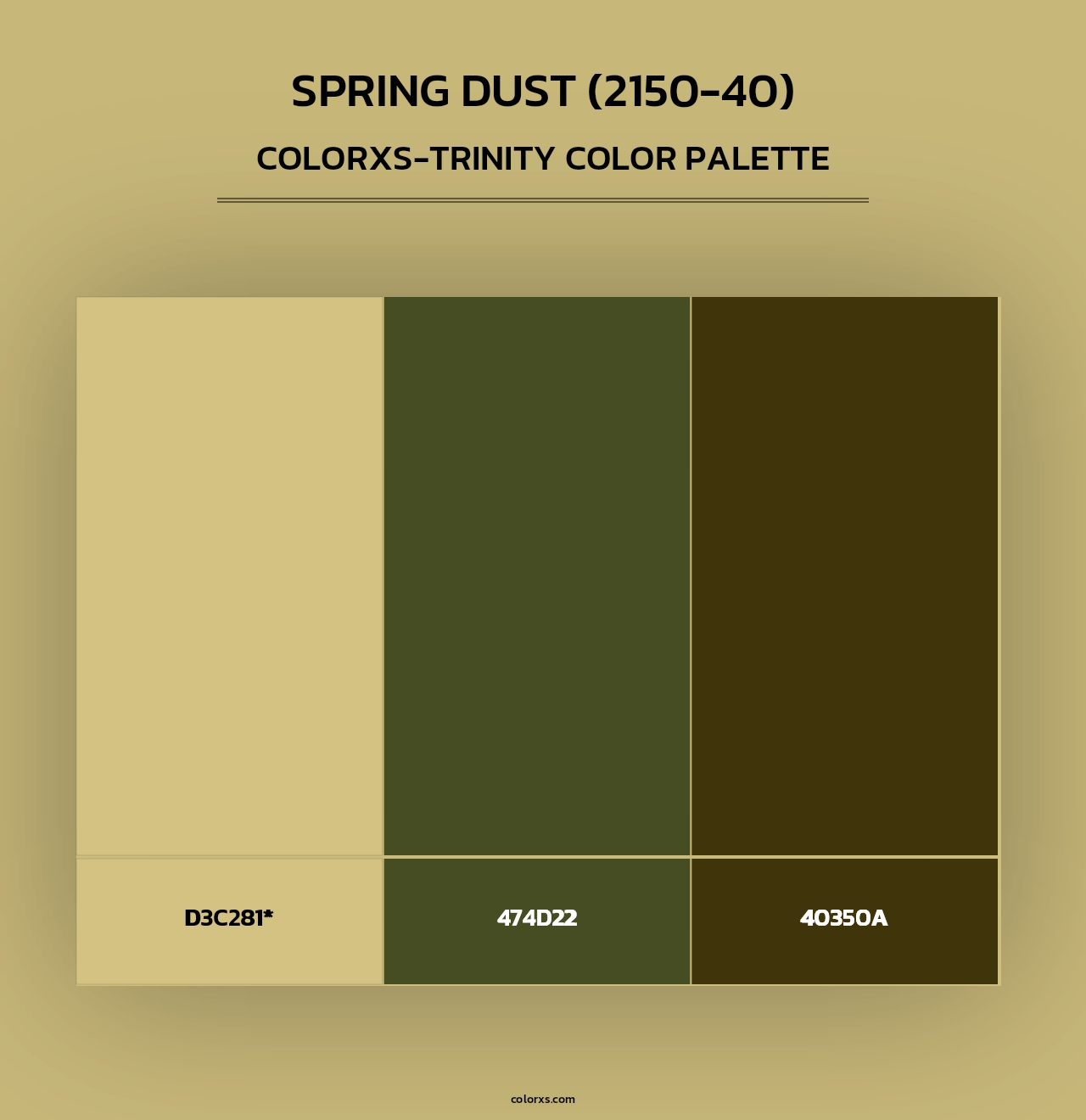 Spring Dust (2150-40) - Colorxs Trinity Palette