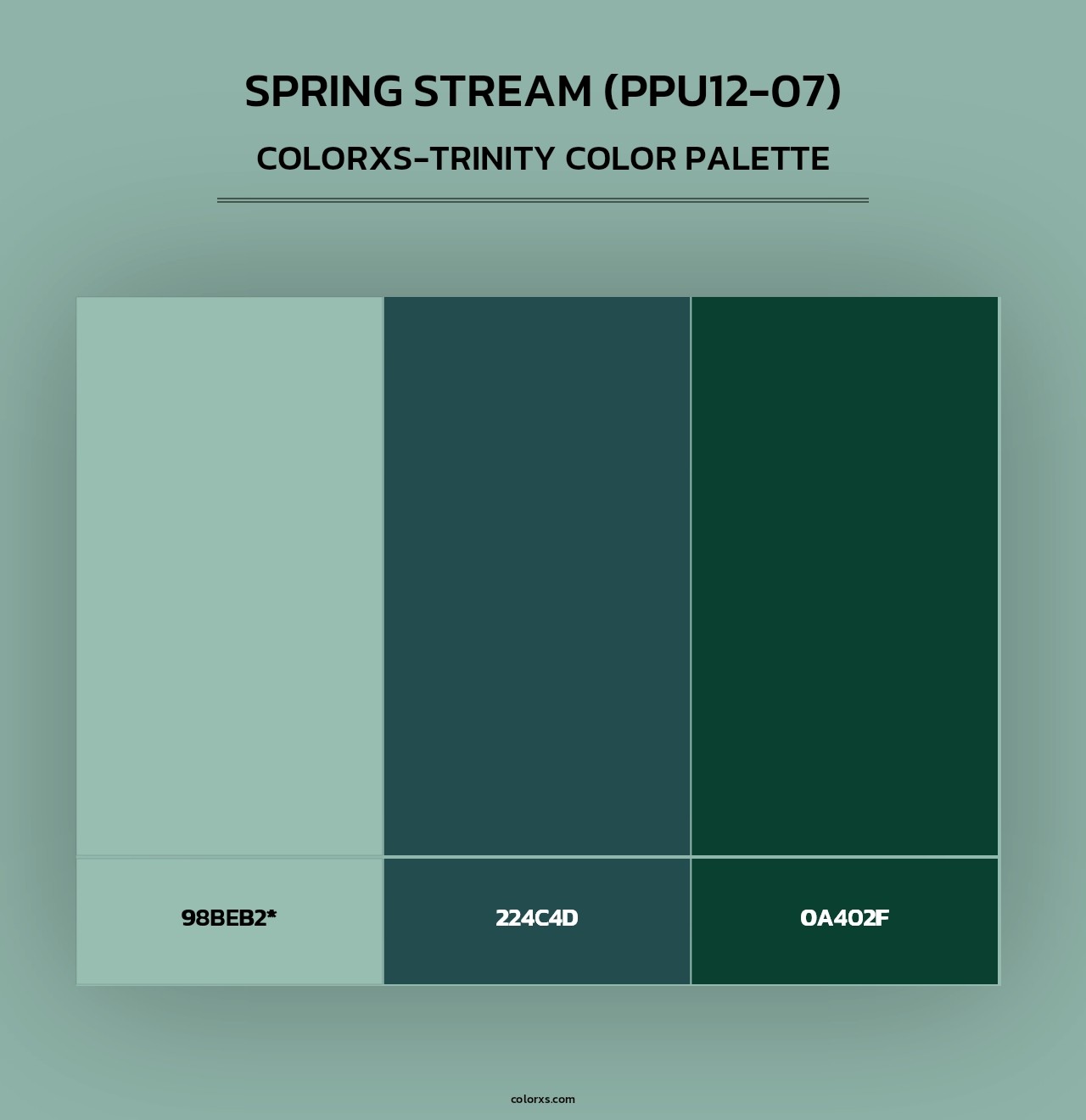 Spring Stream (PPU12-07) - Colorxs Trinity Palette