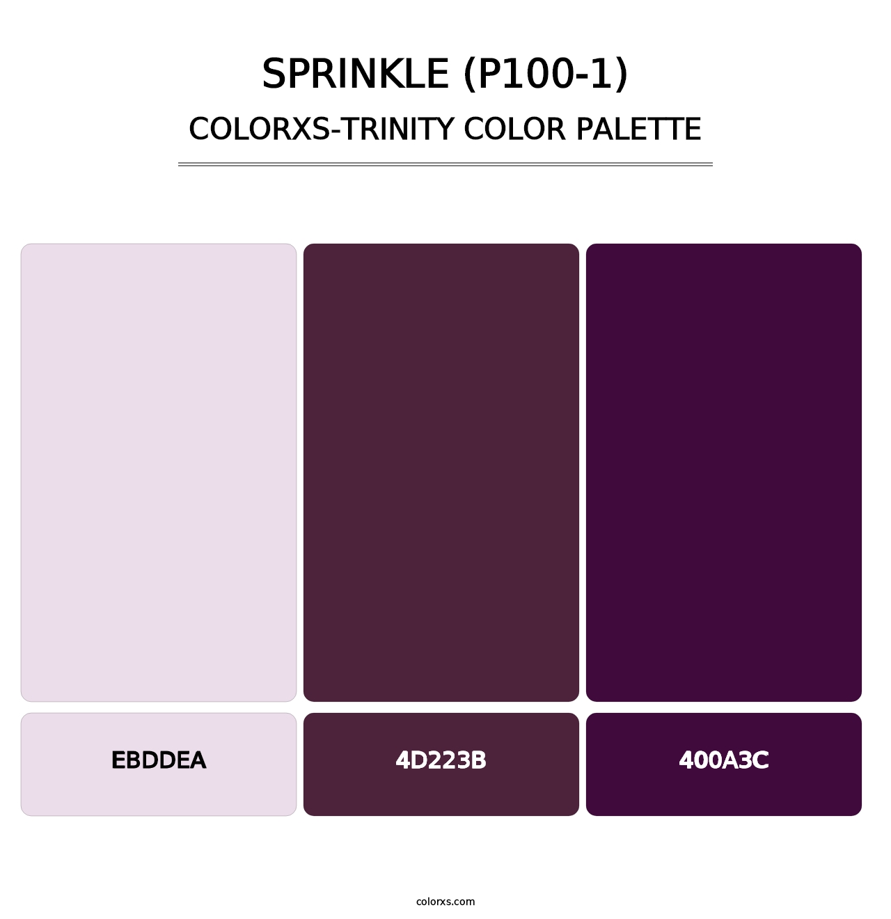 Sprinkle (P100-1) - Colorxs Trinity Palette