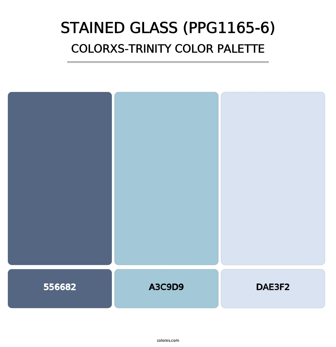 Stained Glass (PPG1165-6) - Colorxs Trinity Palette