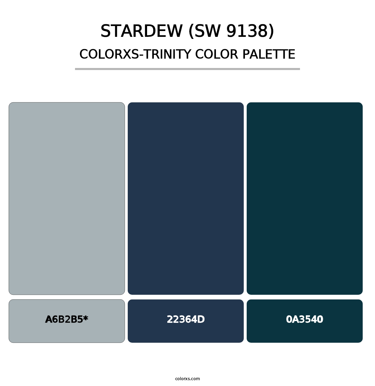 Stardew (SW 9138) - Colorxs Trinity Palette