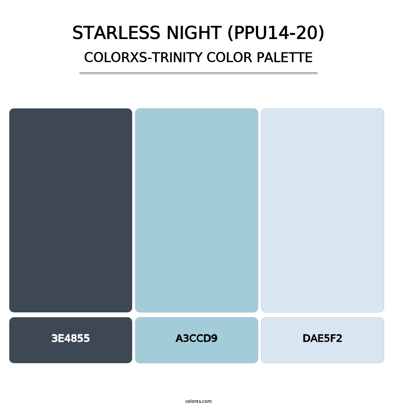 Starless Night (PPU14-20) - Colorxs Trinity Palette