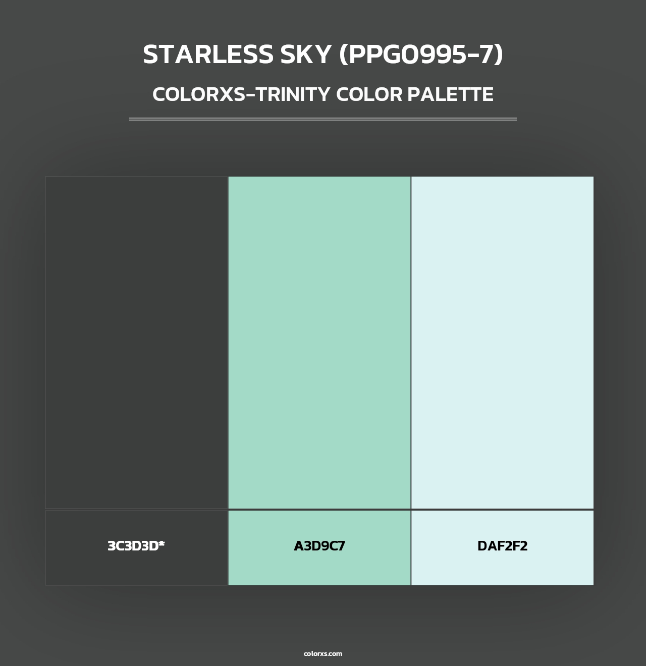 Starless Sky (PPG0995-7) - Colorxs Trinity Palette