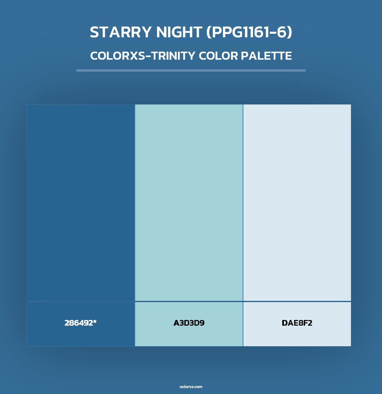 Starry Night (PPG1161-6) - Colorxs Trinity Palette