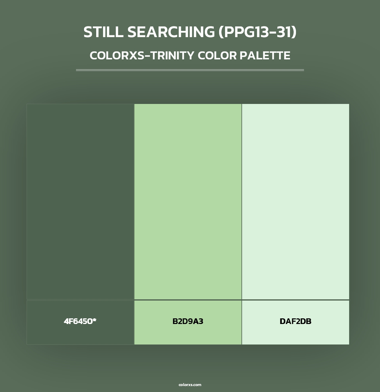 Still Searching (PPG13-31) - Colorxs Trinity Palette