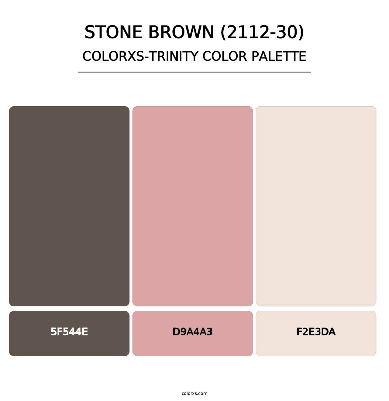 Stone Brown (2112-30) - Colorxs Trinity Palette