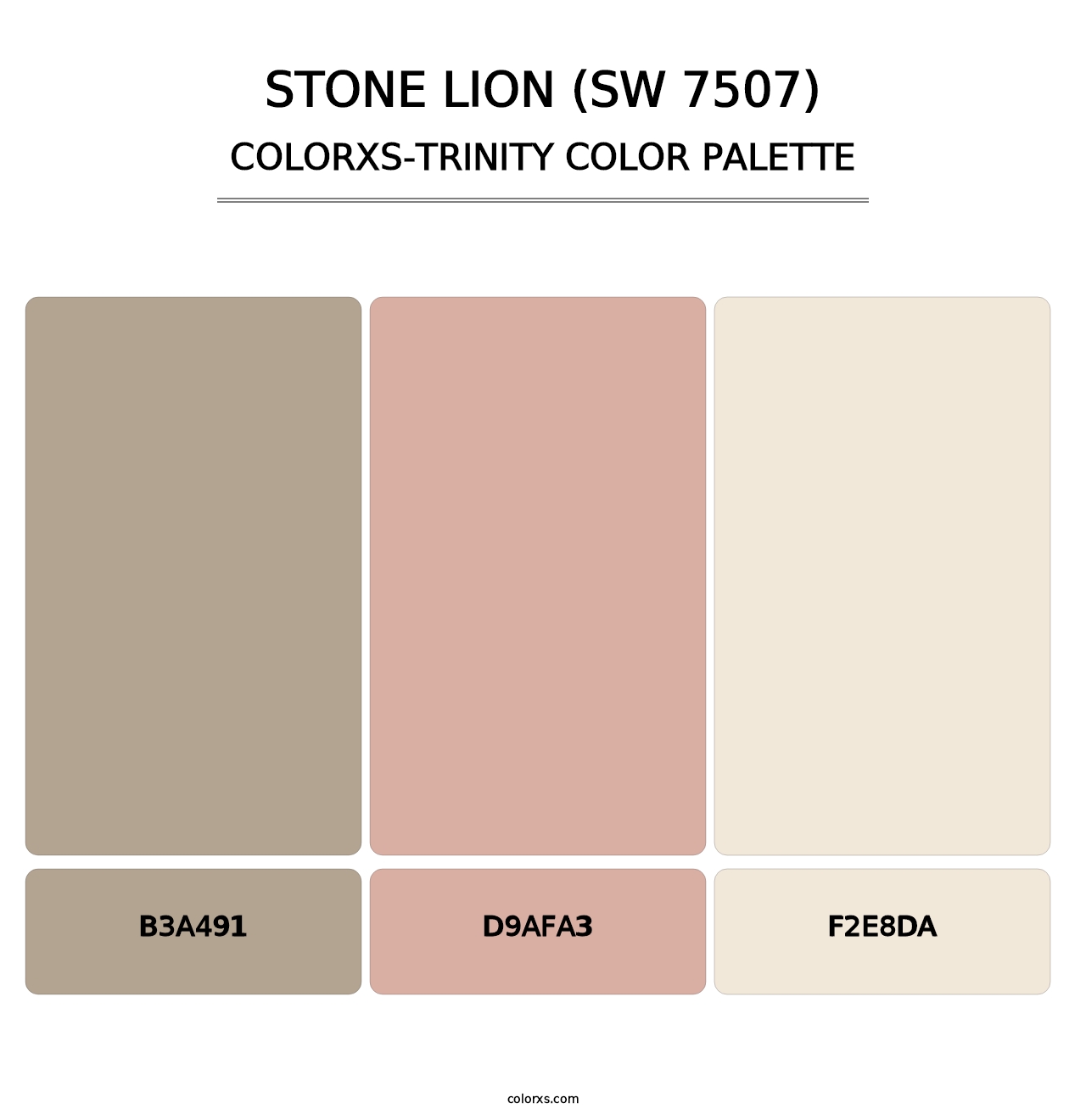 Stone Lion (SW 7507) - Colorxs Trinity Palette