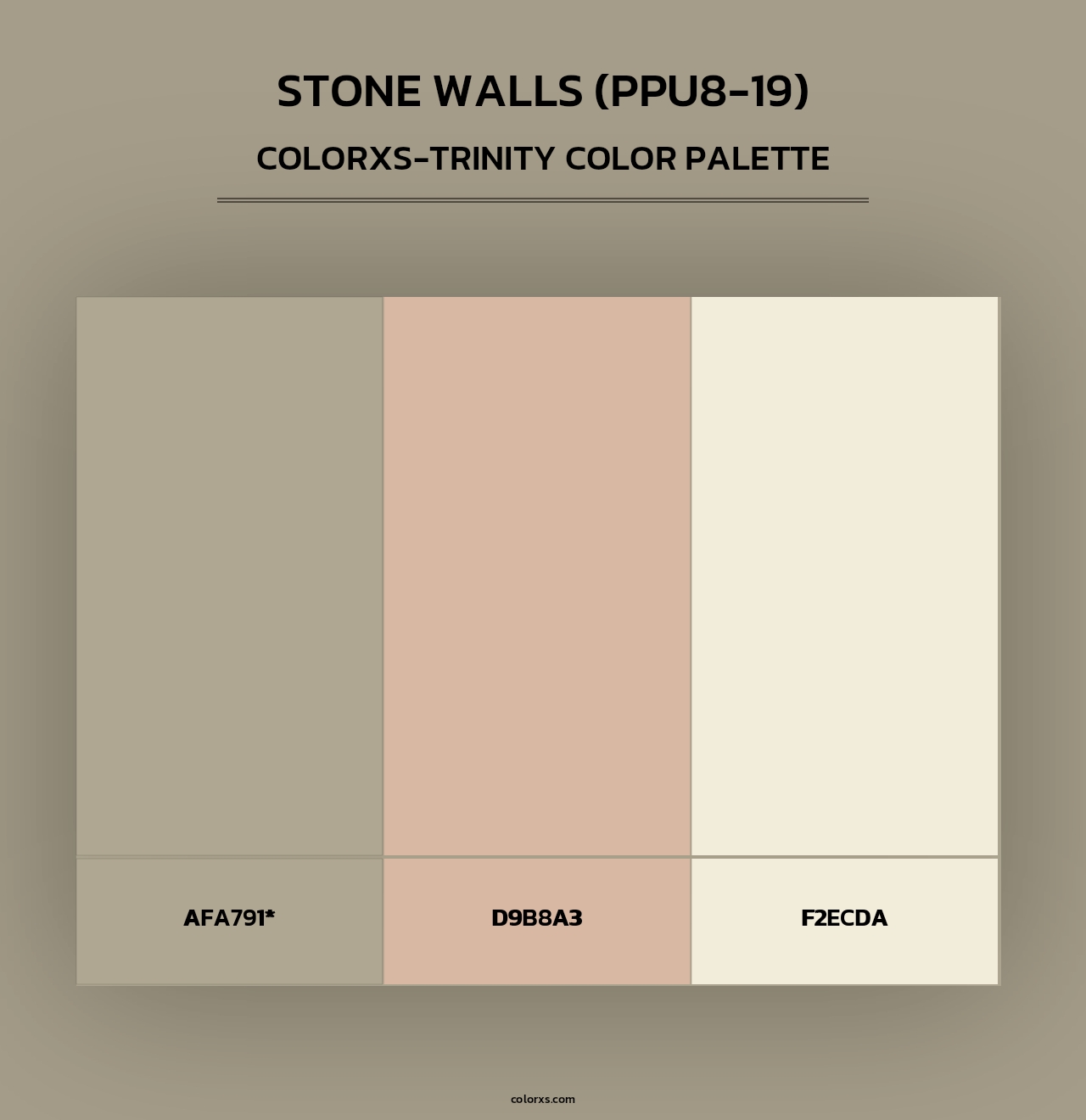 Stone Walls (PPU8-19) - Colorxs Trinity Palette