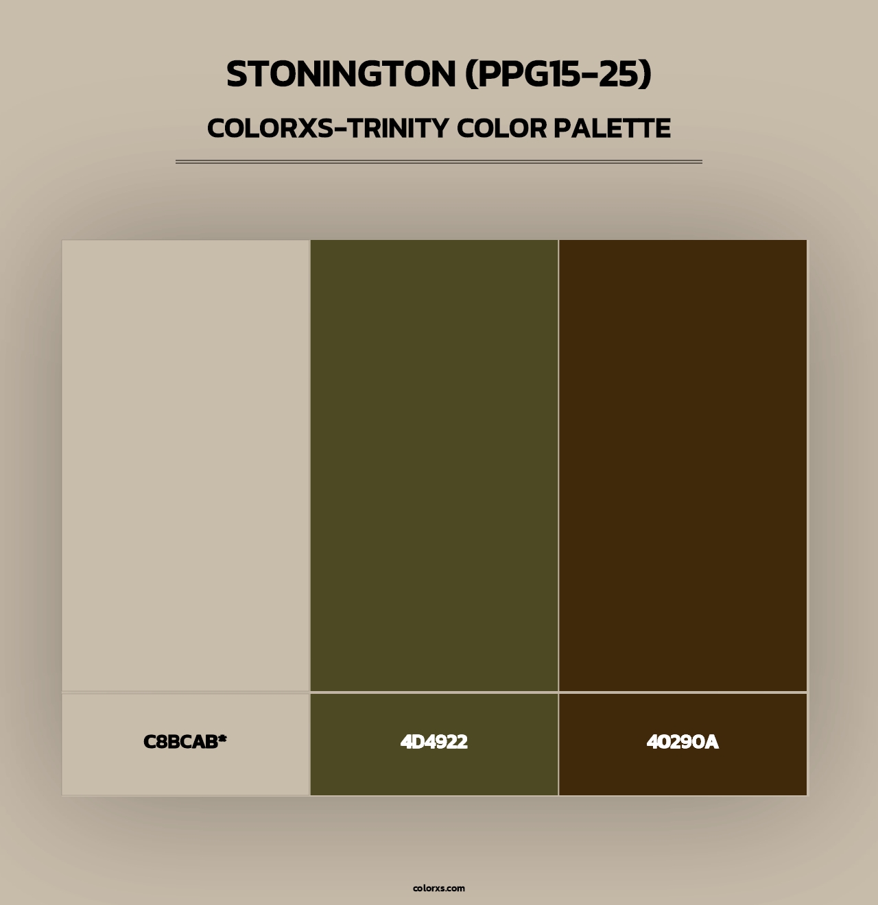 Stonington (PPG15-25) - Colorxs Trinity Palette