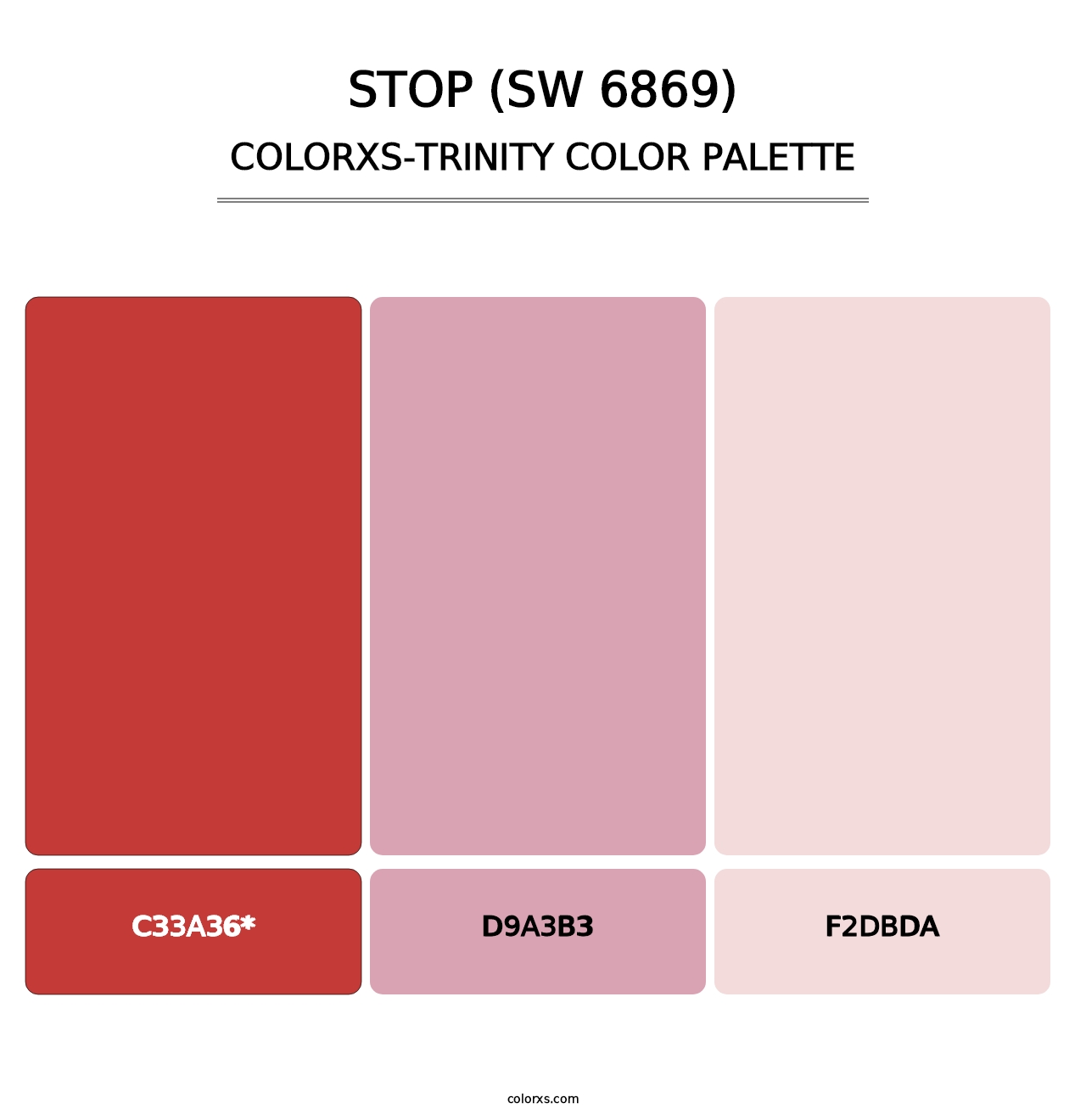 Stop (SW 6869) - Colorxs Trinity Palette