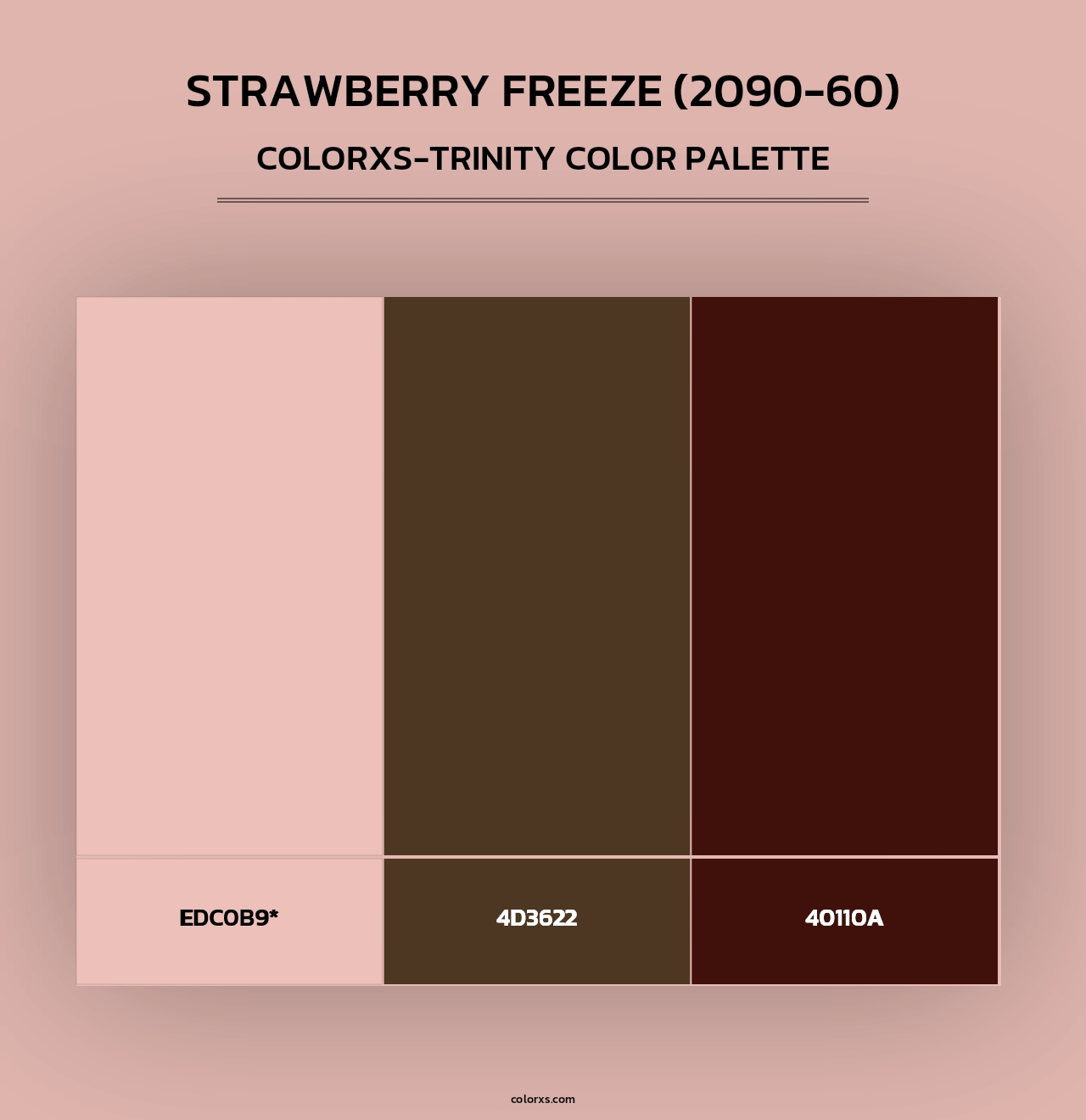 Strawberry Freeze (2090-60) - Colorxs Trinity Palette