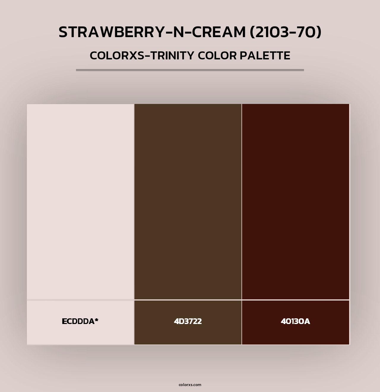 Strawberry-n-Cream (2103-70) - Colorxs Trinity Palette