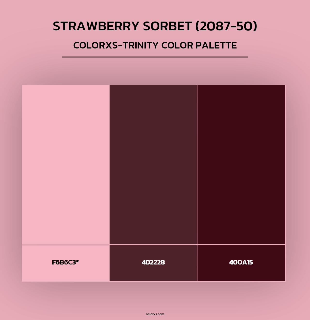 Strawberry Sorbet (2087-50) - Colorxs Trinity Palette