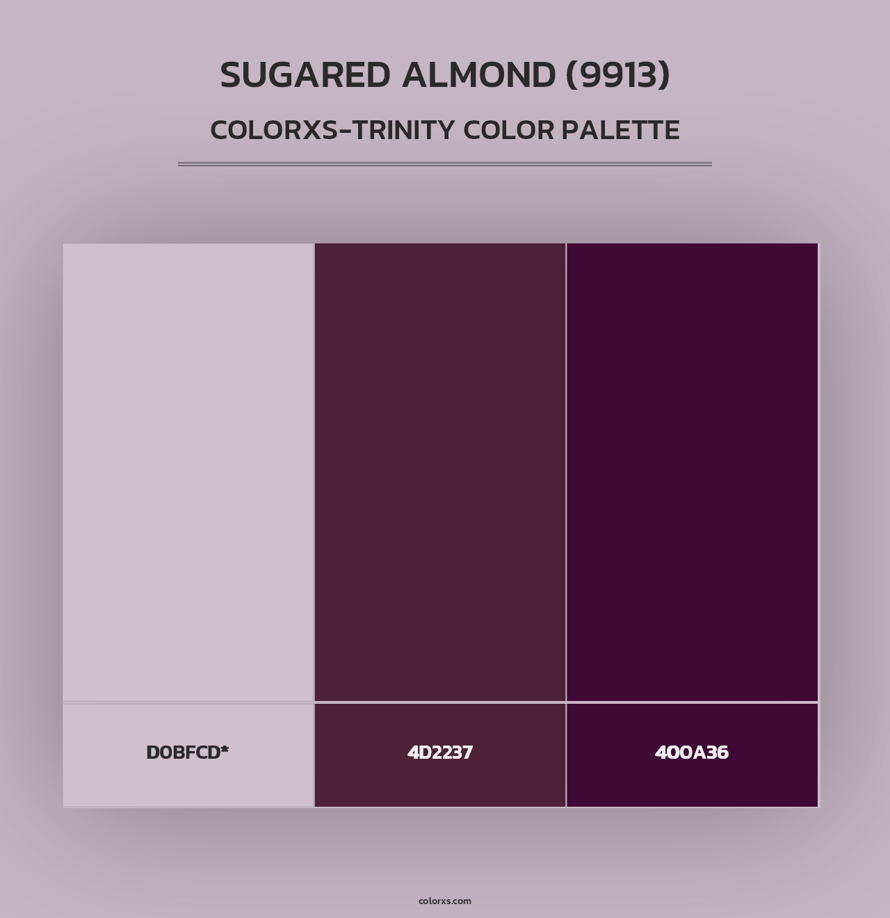 Sugared Almond (9913) - Colorxs Trinity Palette