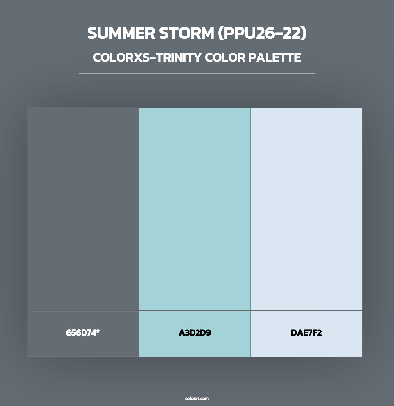 Summer Storm (PPU26-22) - Colorxs Trinity Palette