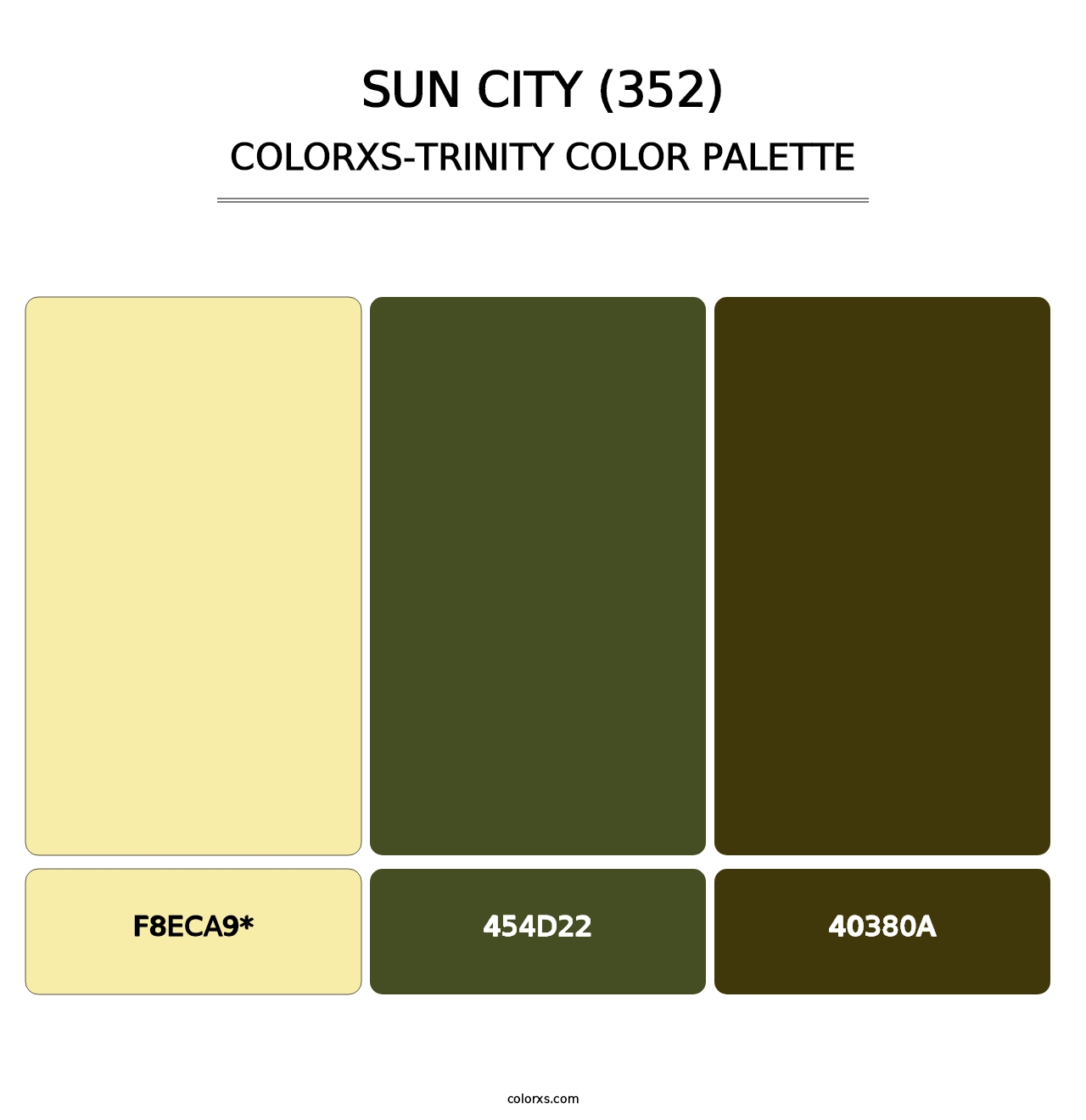 Sun City (352) - Colorxs Trinity Palette