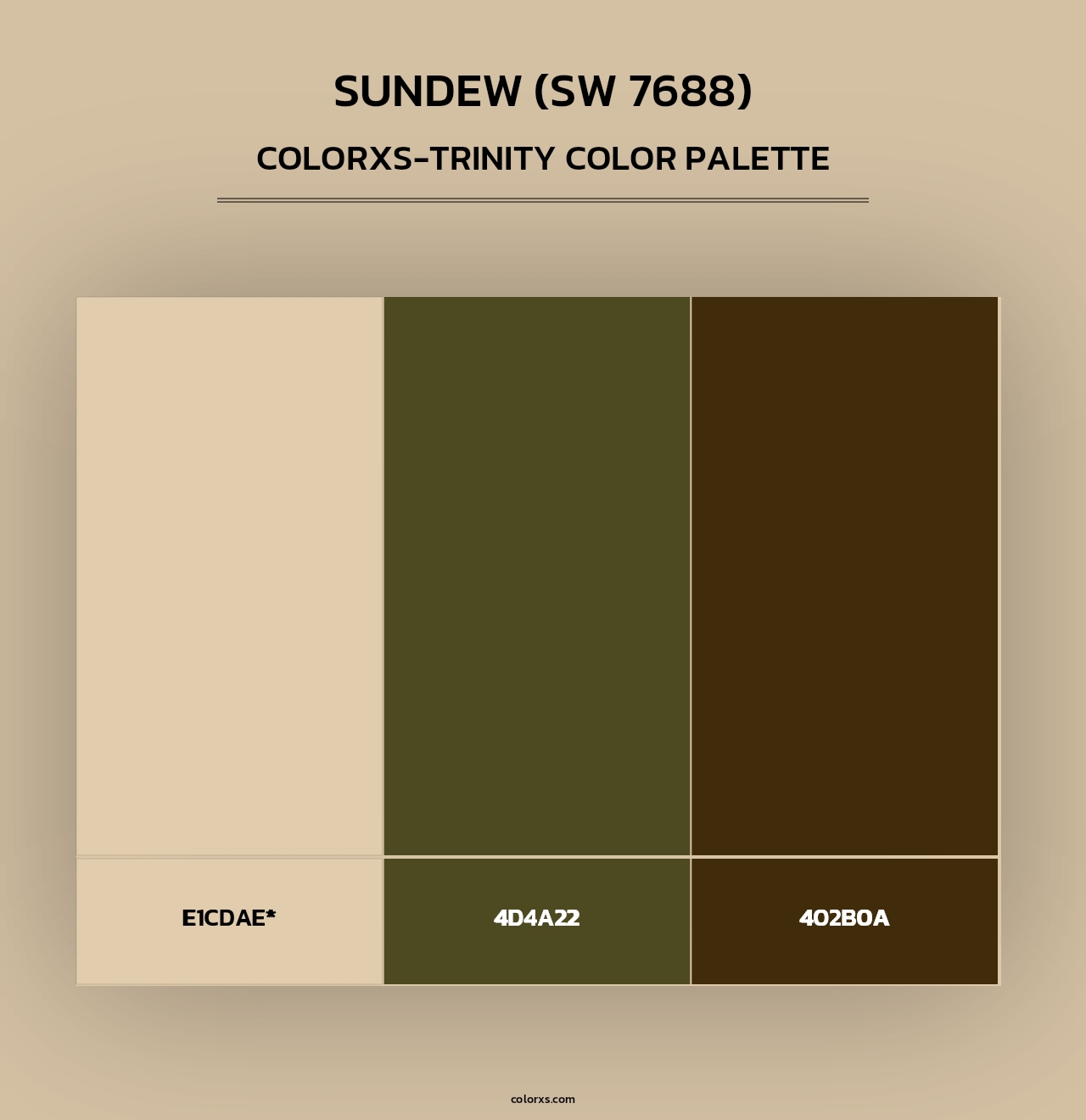 Sundew (SW 7688) - Colorxs Trinity Palette