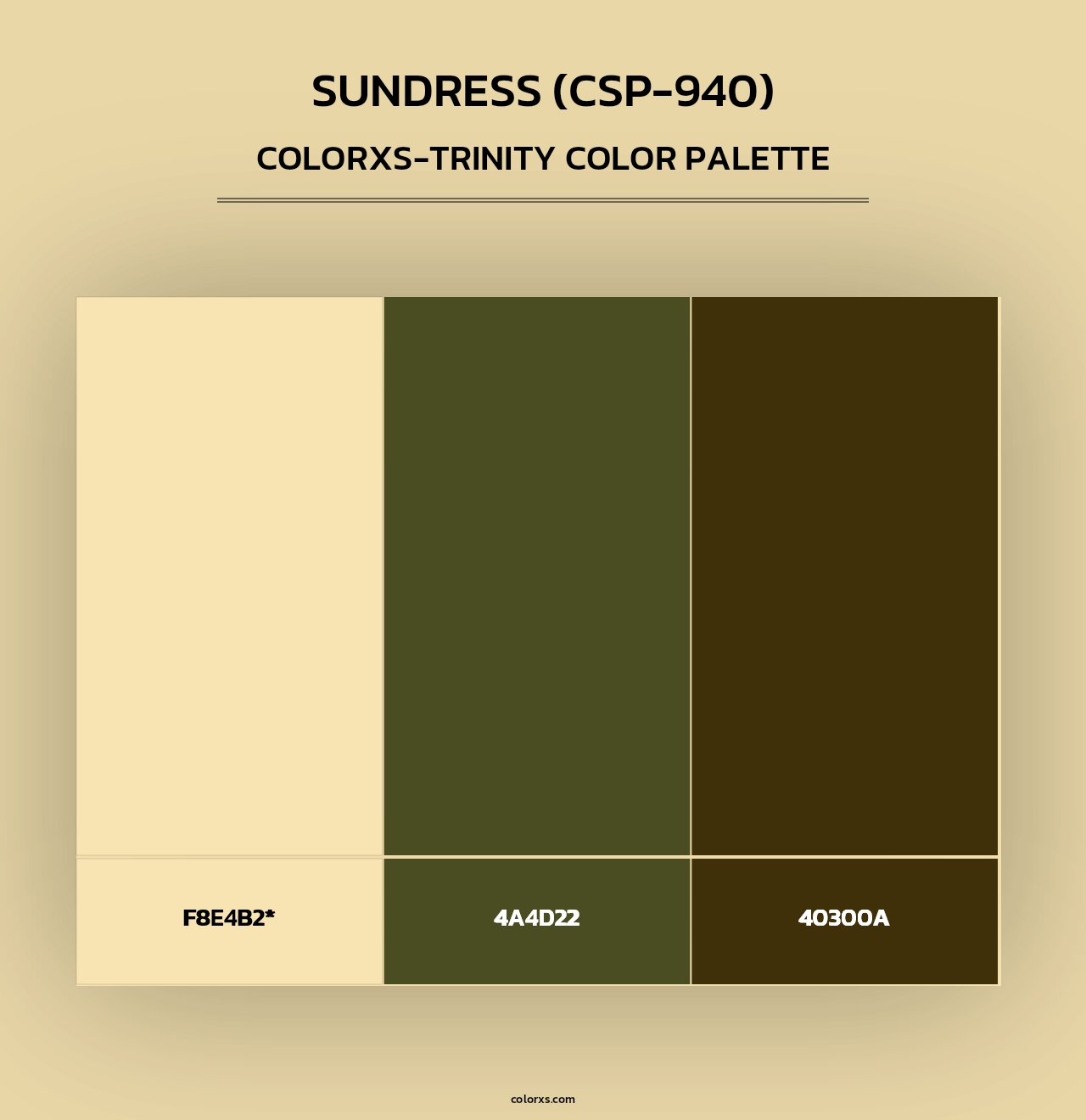 Sundress (CSP-940) - Colorxs Trinity Palette