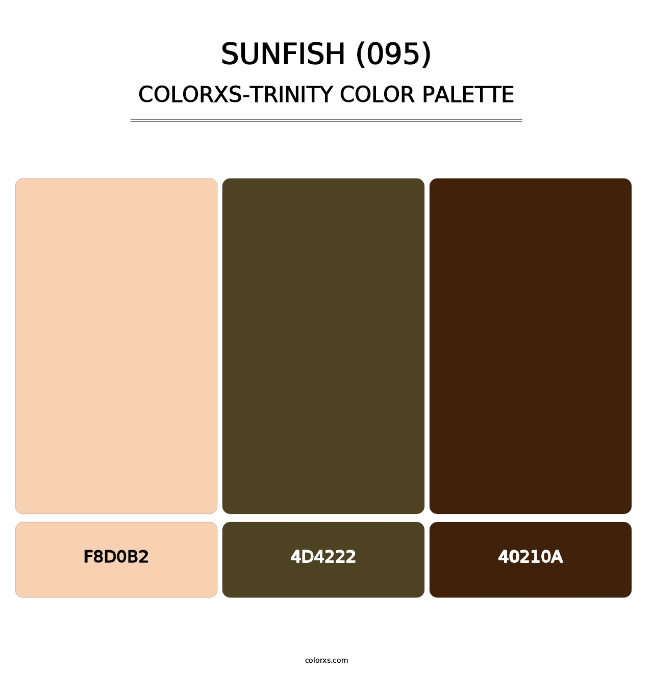 Sunfish (095) - Colorxs Trinity Palette