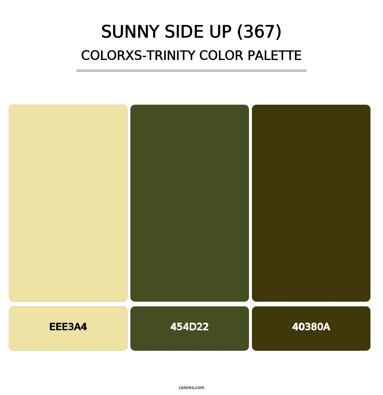 Sunny Side Up (367) - Colorxs Trinity Palette