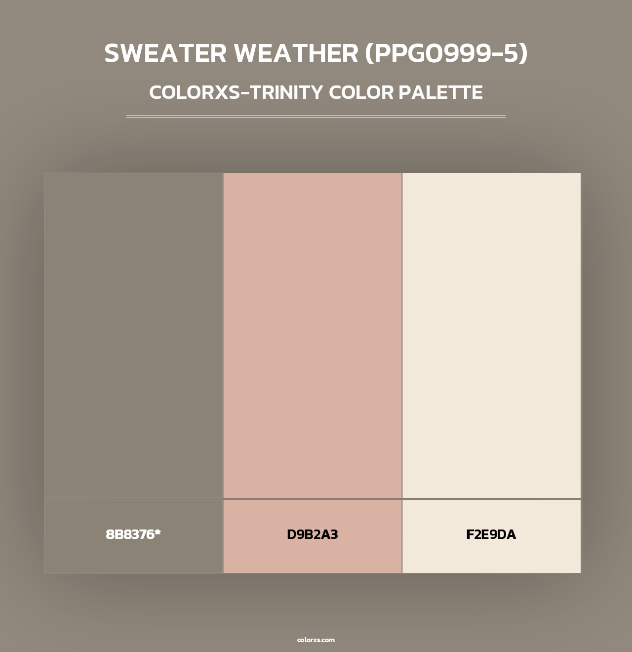 Sweater Weather (PPG0999-5) - Colorxs Trinity Palette