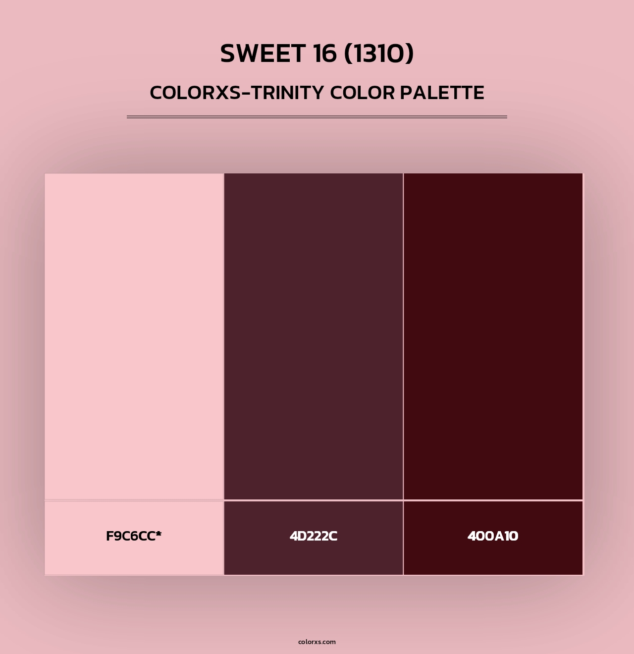 Sweet 16 (1310) - Colorxs Trinity Palette