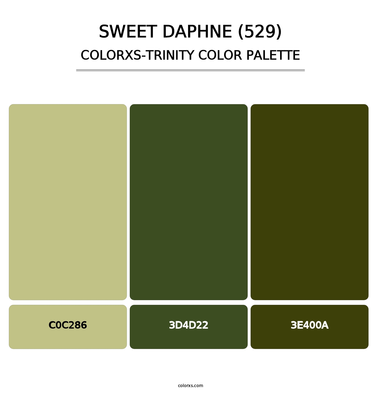 Sweet Daphne (529) - Colorxs Trinity Palette