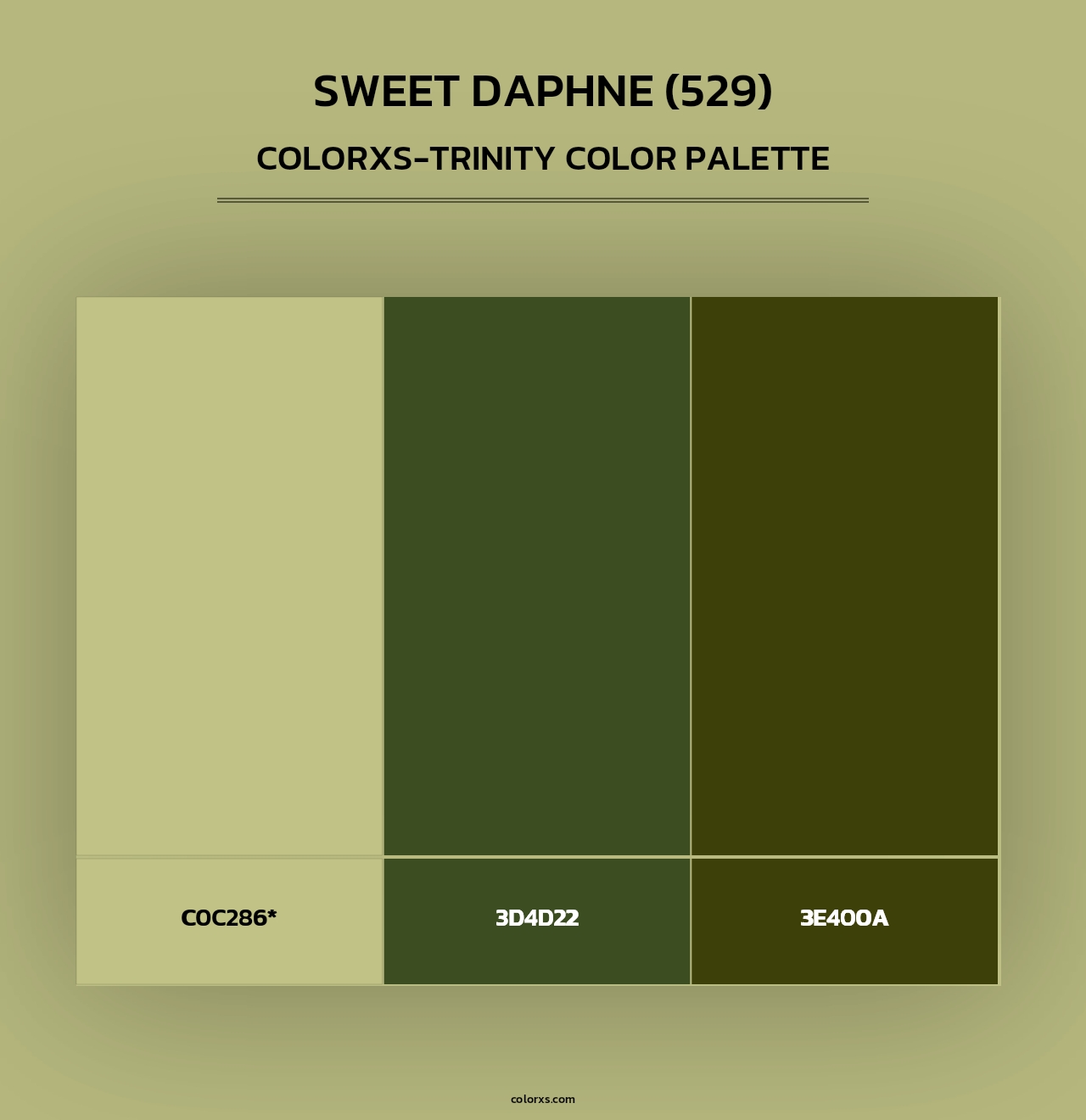 Sweet Daphne (529) - Colorxs Trinity Palette