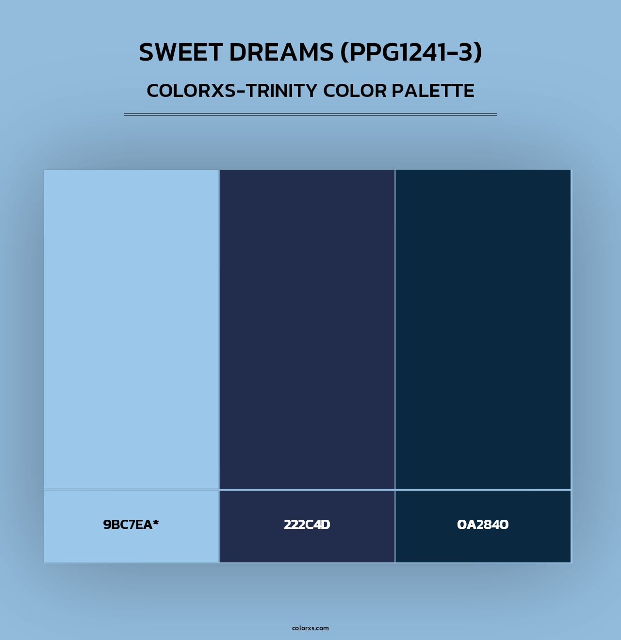 Sweet Dreams (PPG1241-3) - Colorxs Trinity Palette