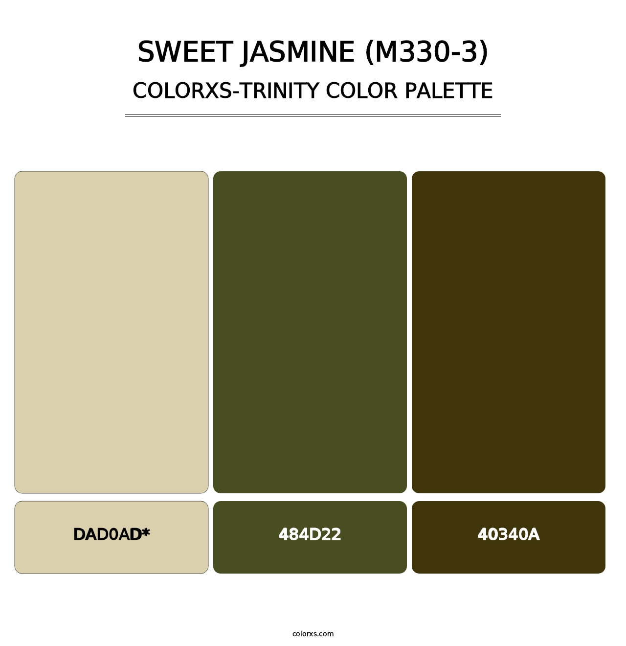 Sweet Jasmine (M330-3) - Colorxs Trinity Palette