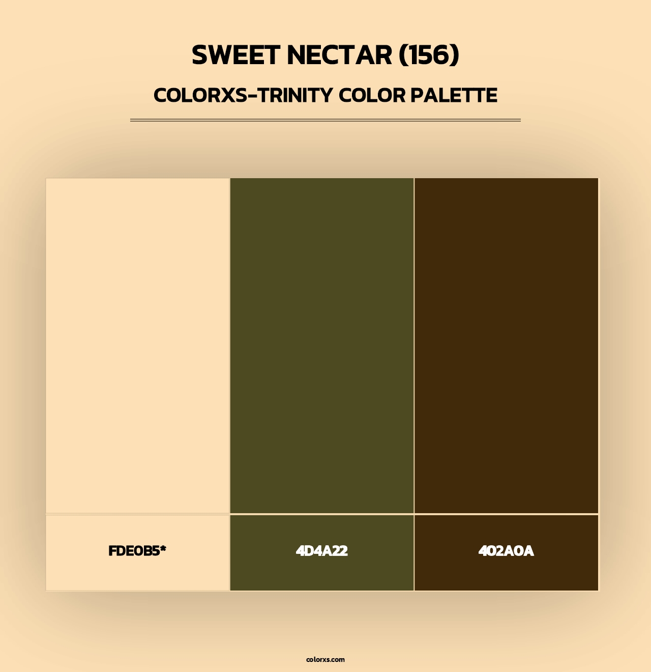 Sweet Nectar (156) - Colorxs Trinity Palette