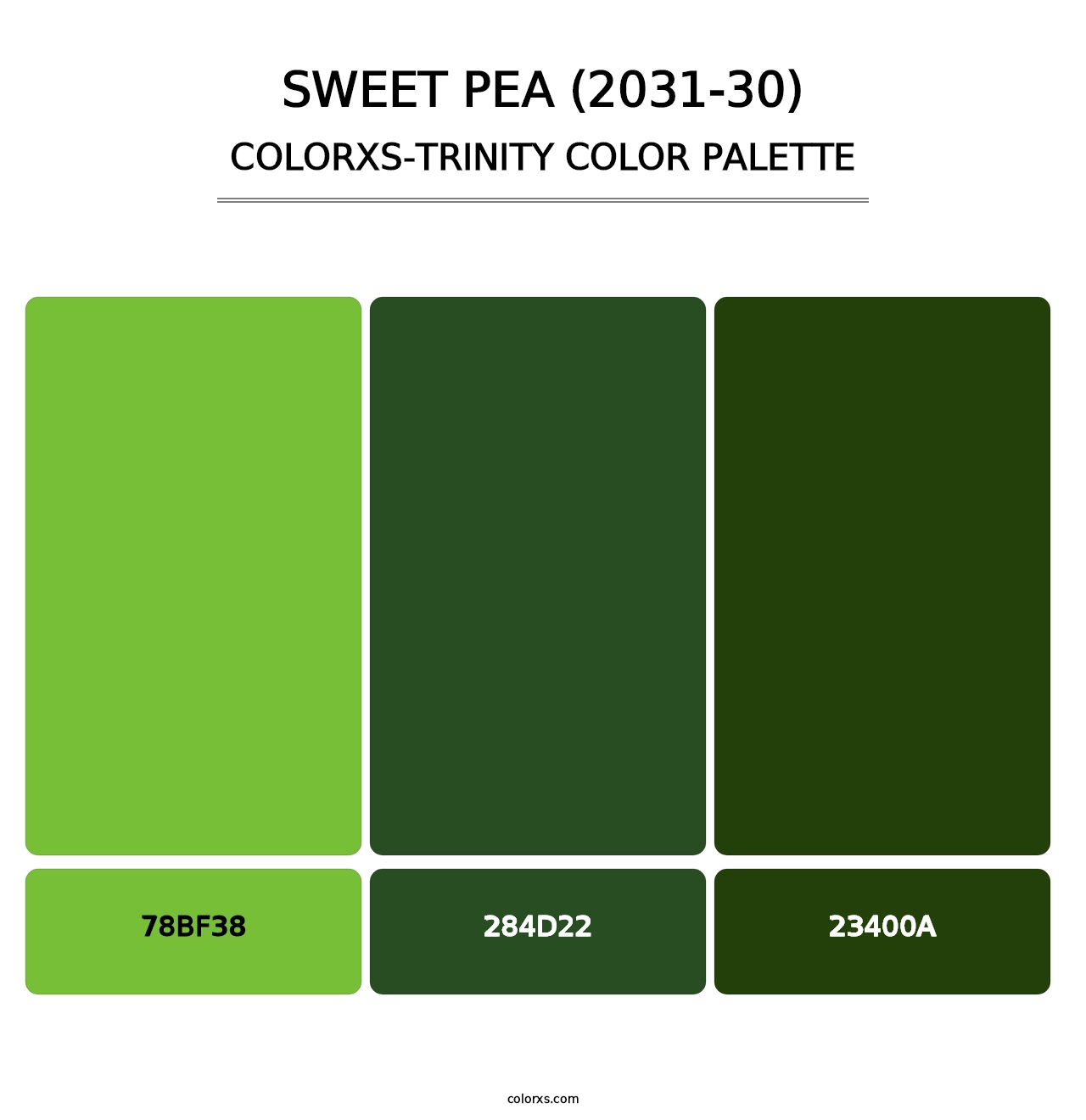Sweet Pea (2031-30) - Colorxs Trinity Palette
